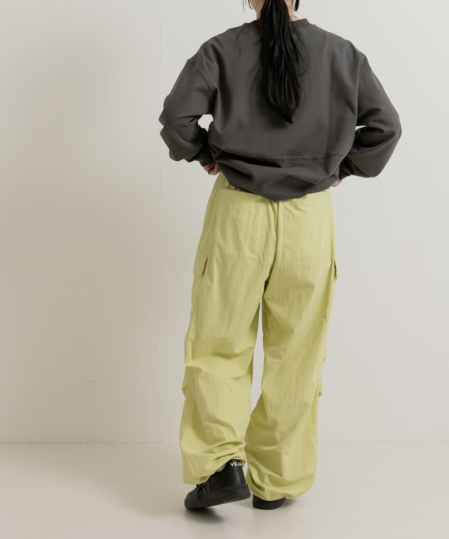 別注』MIDIUMISOLID×TGM RE-Nylon parachute pants[MD6093-T37]｜URBAN