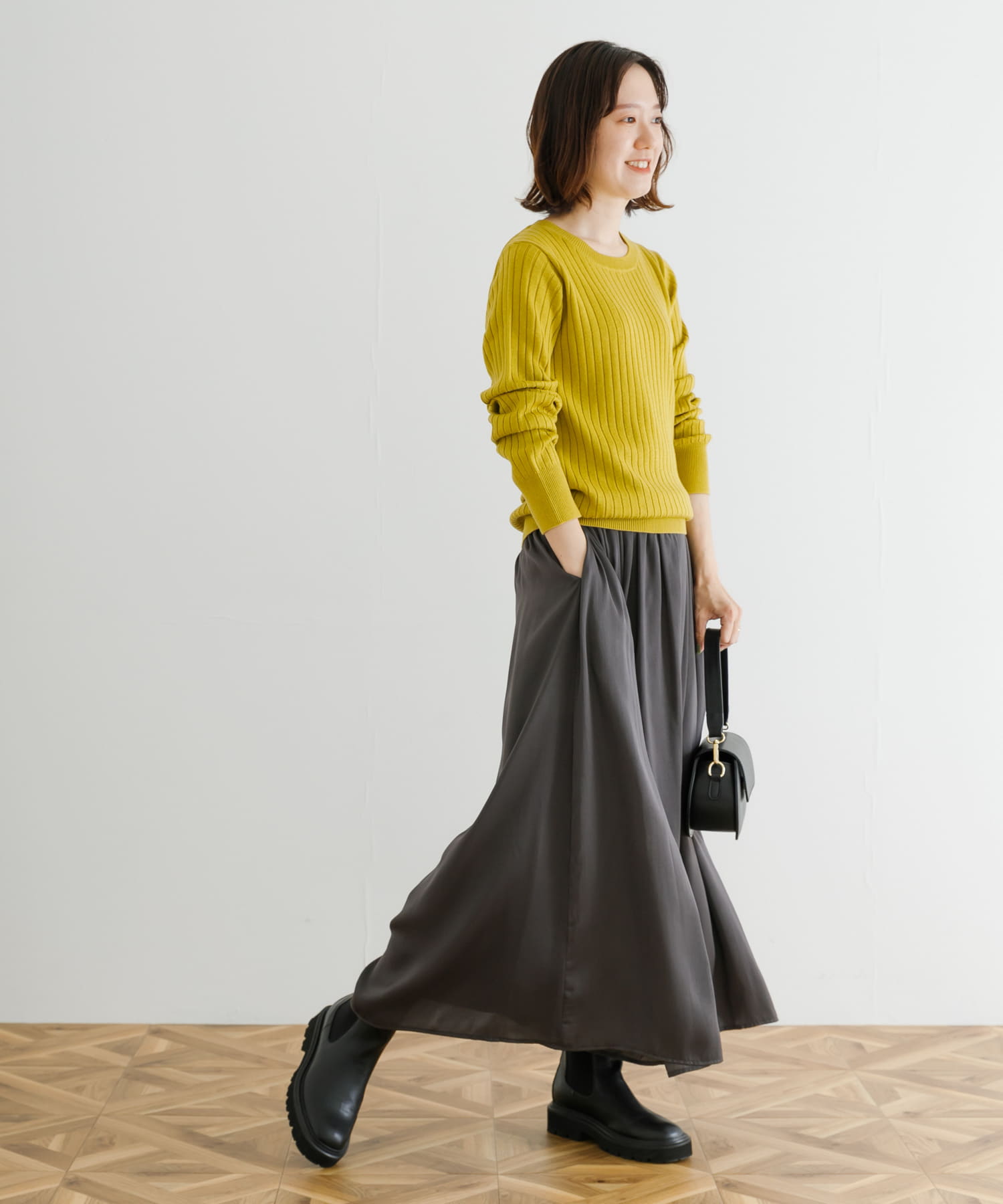 【新品】アーバンリサーチ コンパクトリブニット 長袖 2020AW