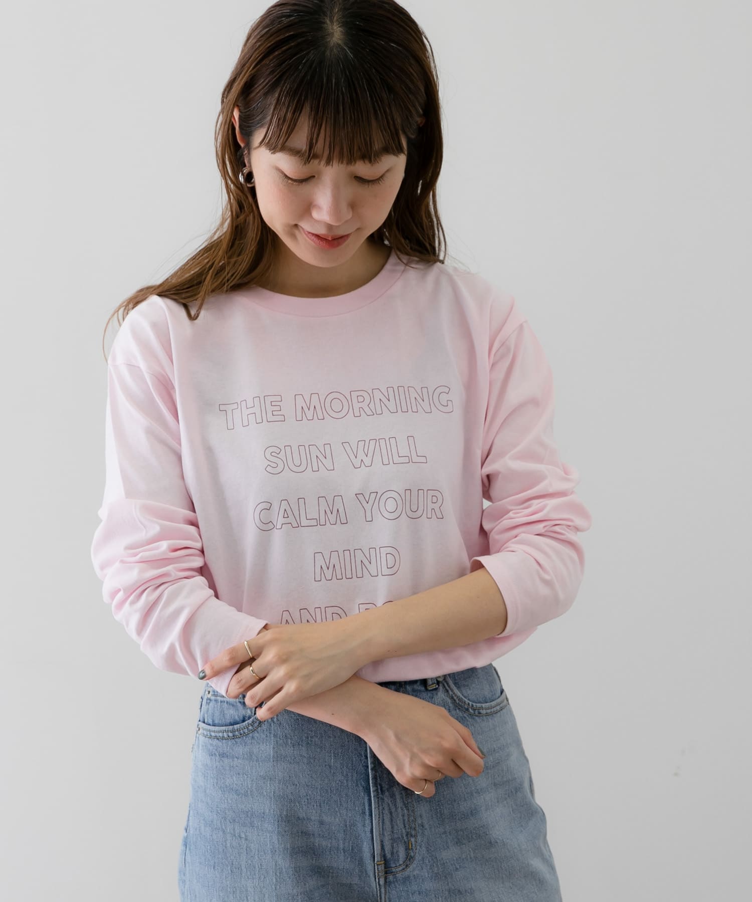 贈る結婚祝い リンカブル メッセージロングスリーブTシャツ Tシャツ