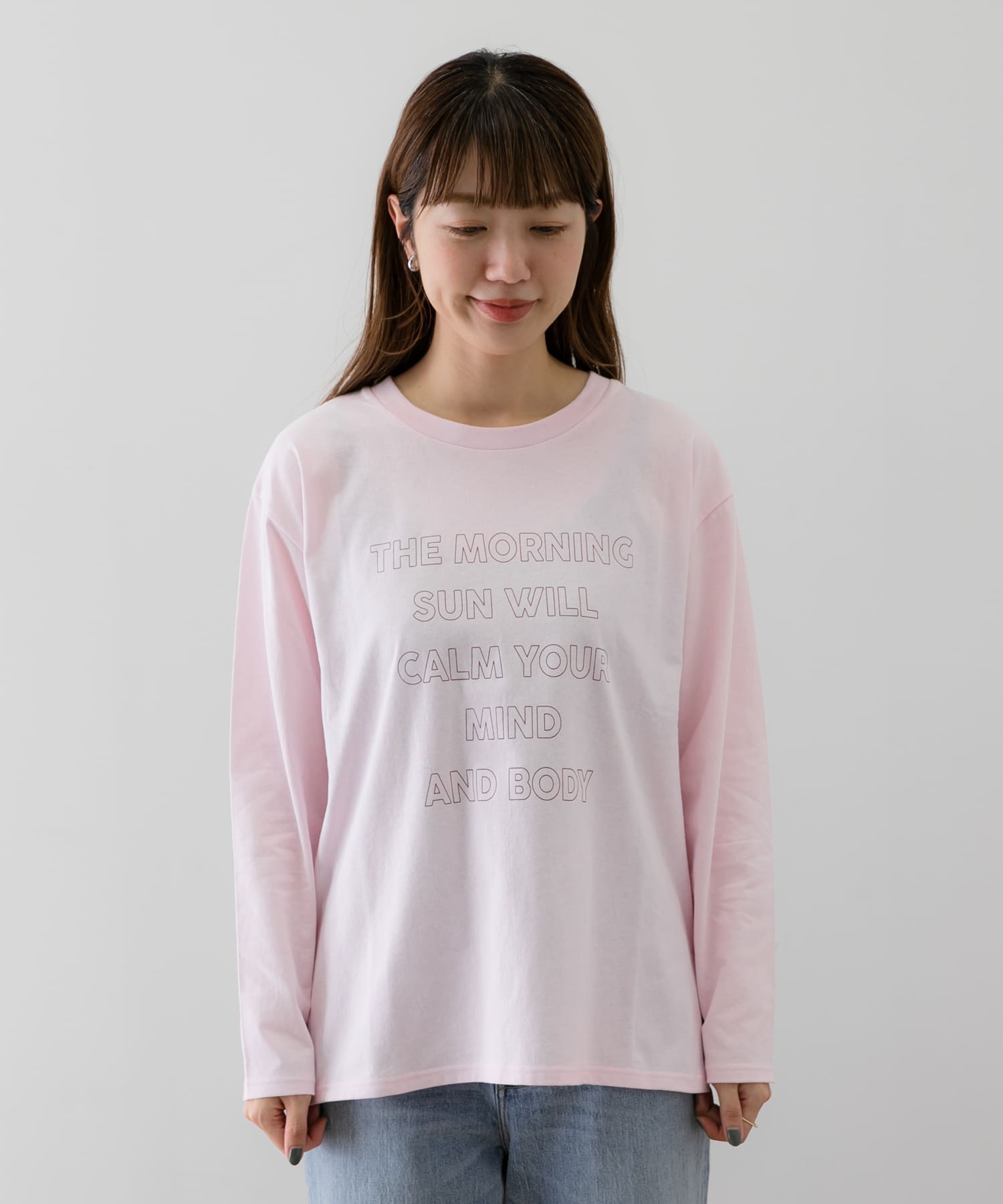 メッセージロゴロングスリーブTシャツ[LA36-21J505]｜URBAN RESEARCH