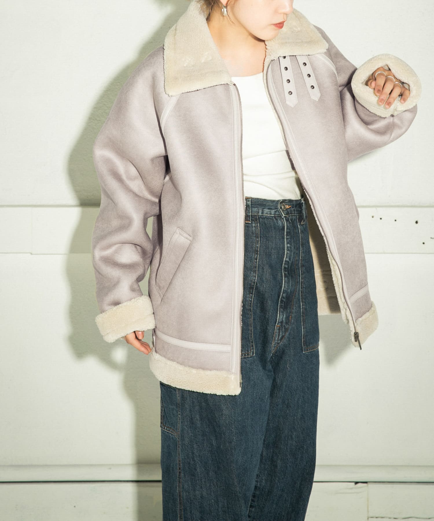 フェイクムートンフライトジャケット[KB37-27L200]｜URBAN RESEARCH