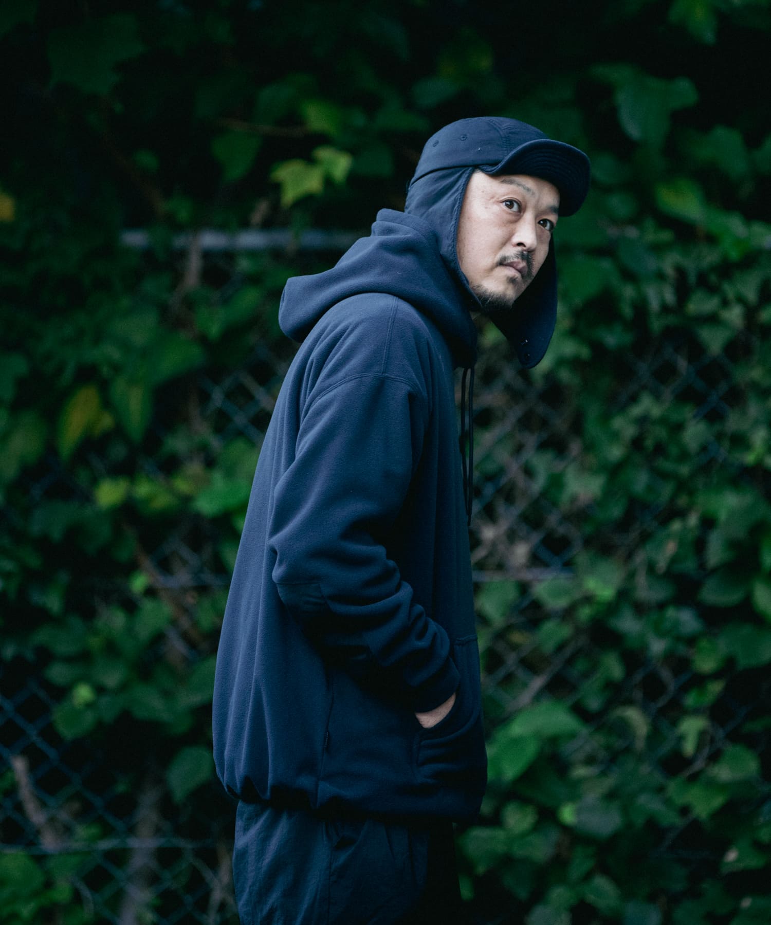 WILDTHINGS×LAKE SEEKERS POLARTEC DRAWSTRING HOOD[WT23433
