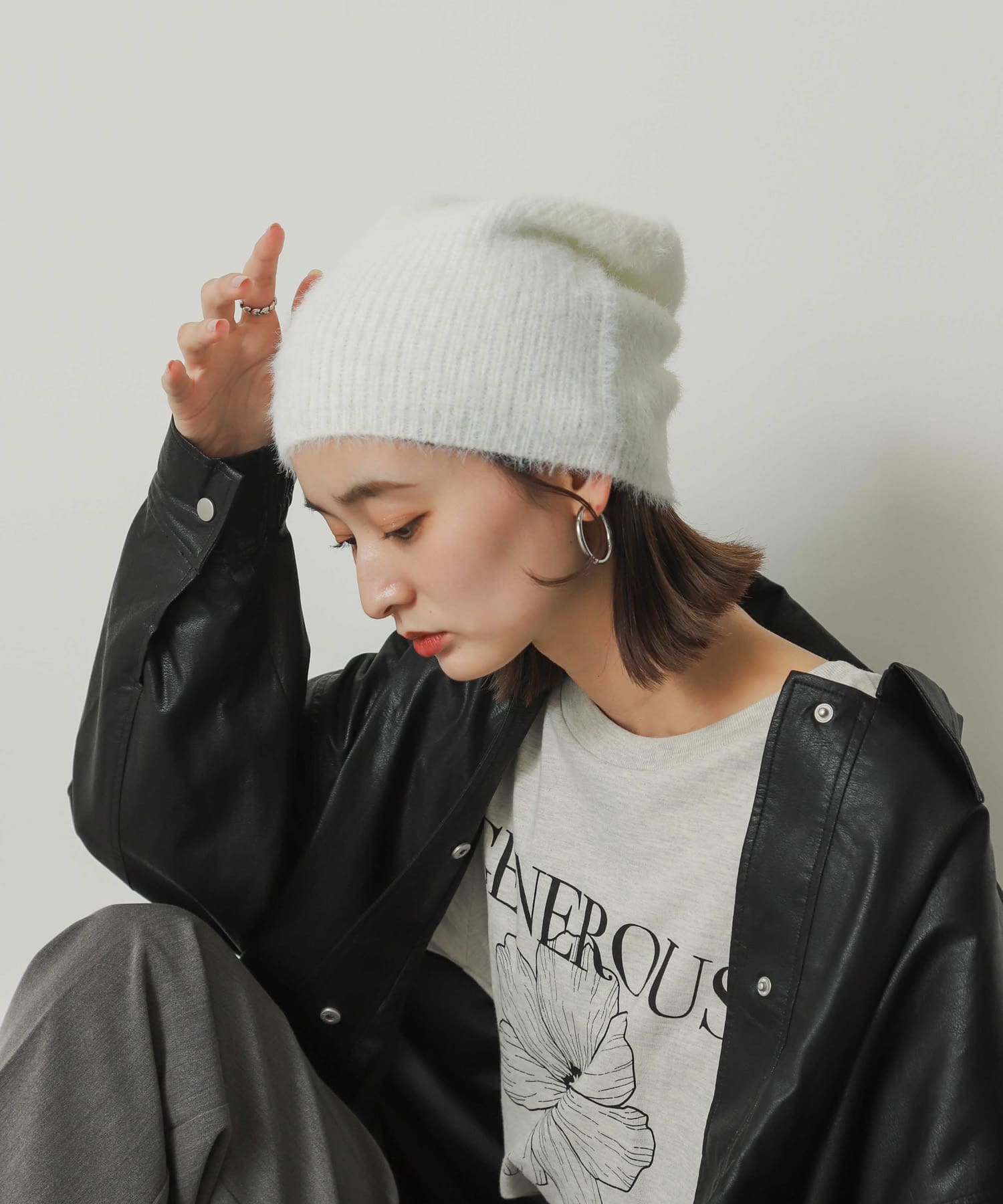 WEB限定』シャギーニットビーニー[AA37-2CN003]｜URBAN RESEARCH