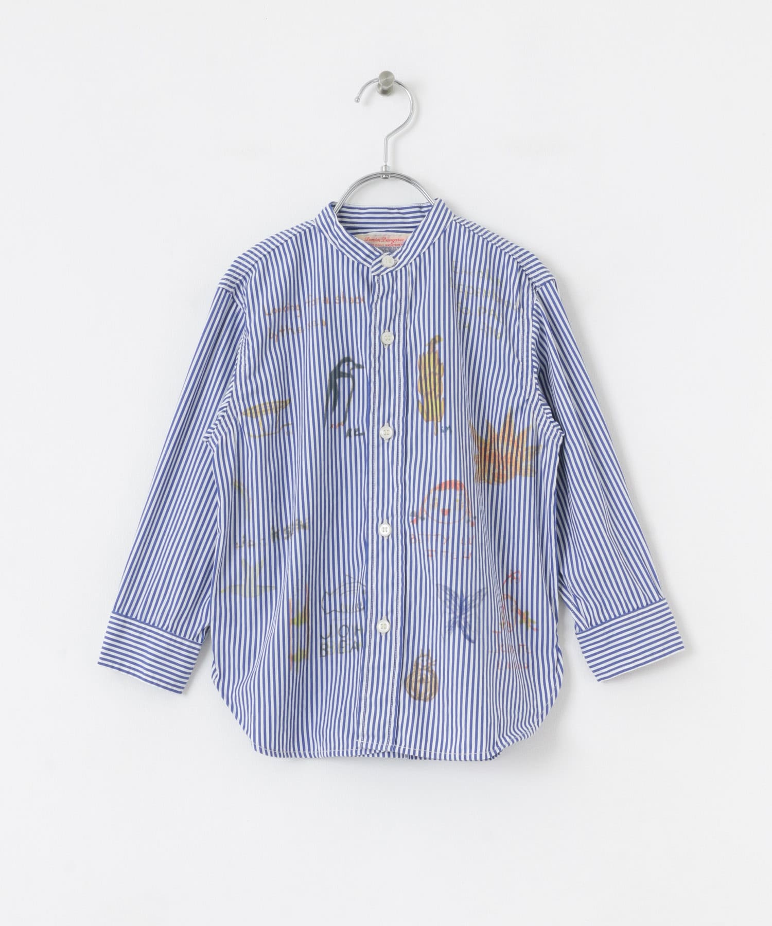 DENIM DUNGAREE シーチング ラクガキシャツ(KIDS)[DK44-742104