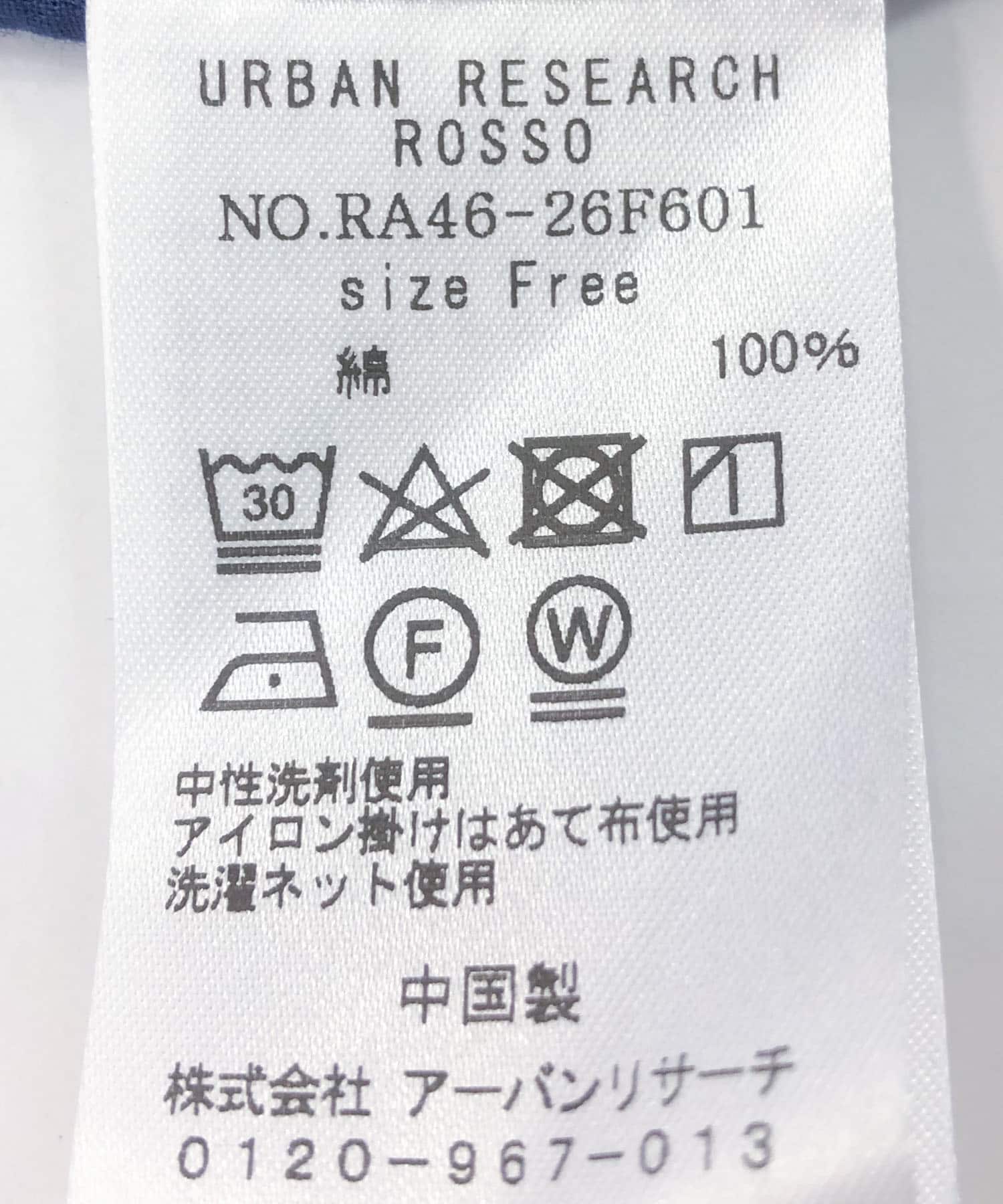 セール】 F by ROSSO コットンボイルミニワンピース