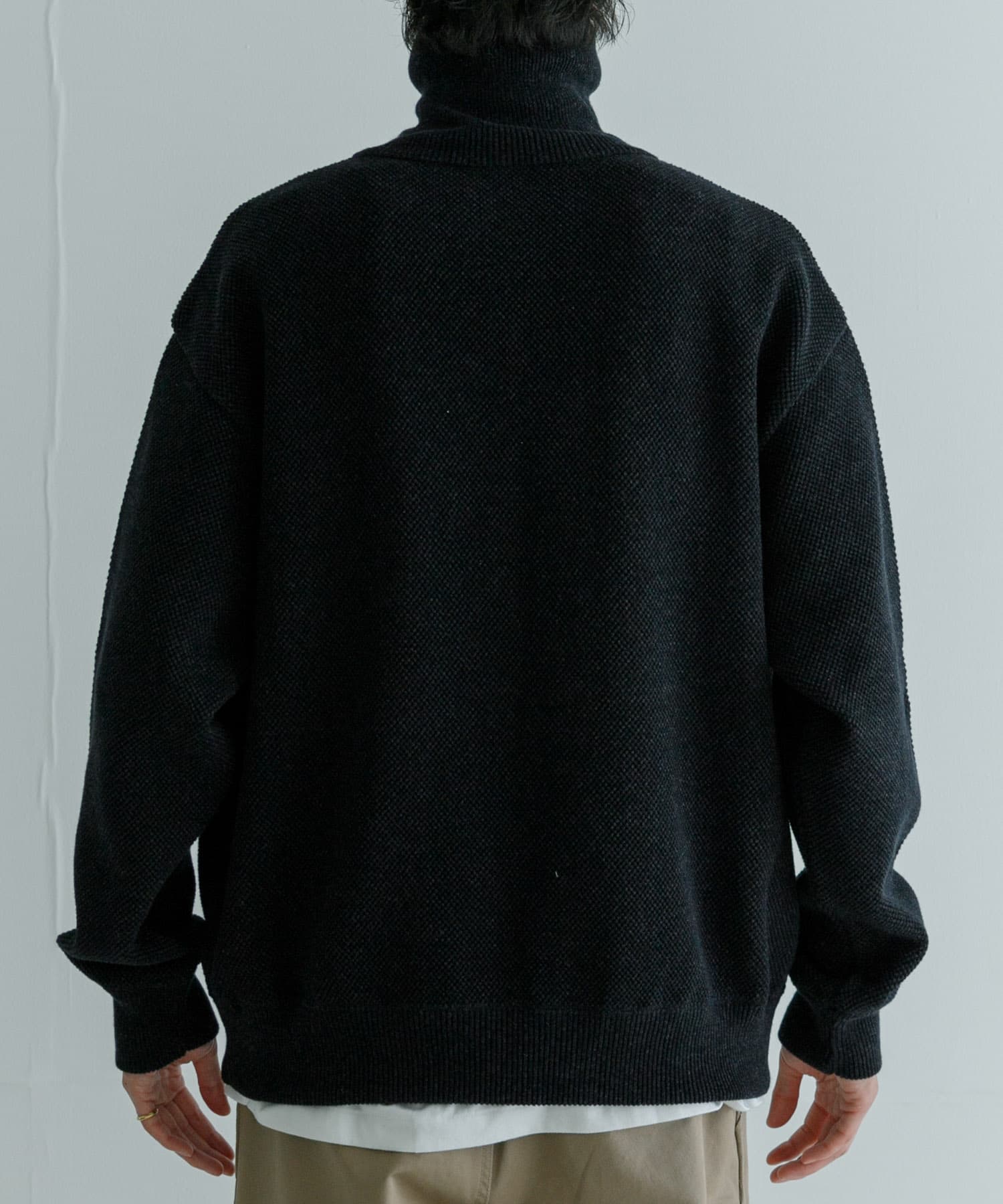 crepuscule Moss Stitch Turtle Neck[UM46-2403-002]｜URBAN