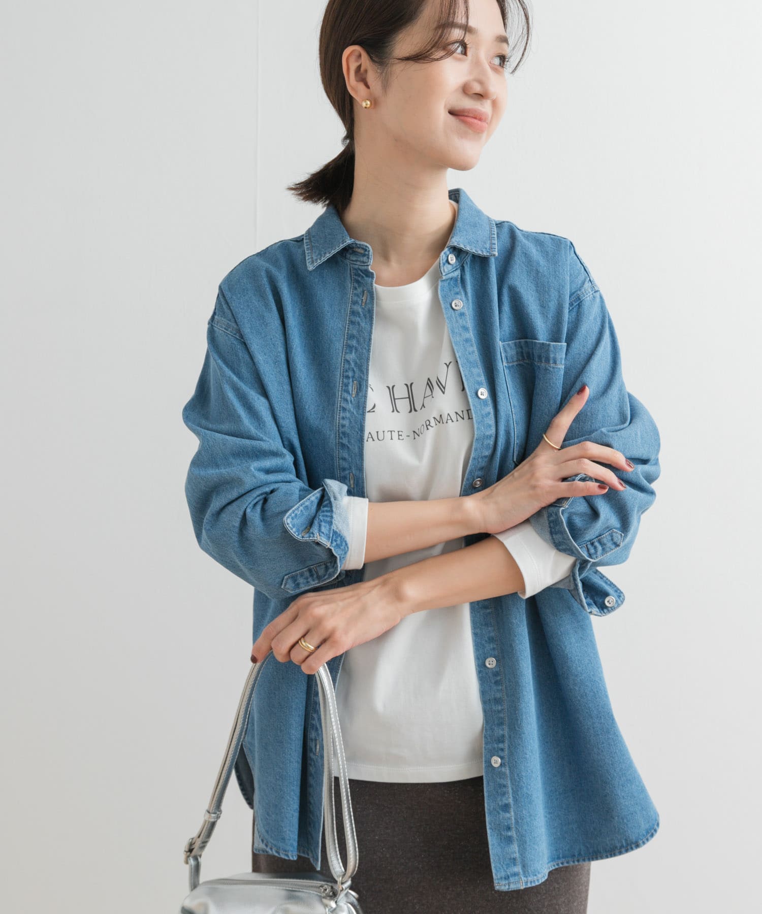 デニムレギュラーカラーシャツ[DRA4-23A110]｜URBAN RESEARCH公式ファッション通販
