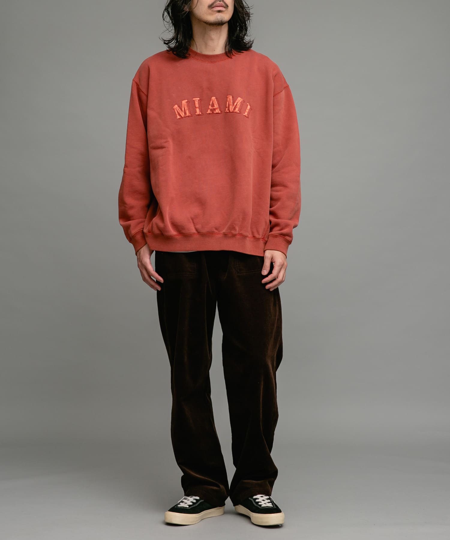 flaner スウェット Loose logo sweat / ルーズflanerロゴ