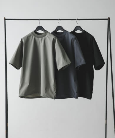 DAIWA PIER39　TECH MOCK NECK S/S TEE
