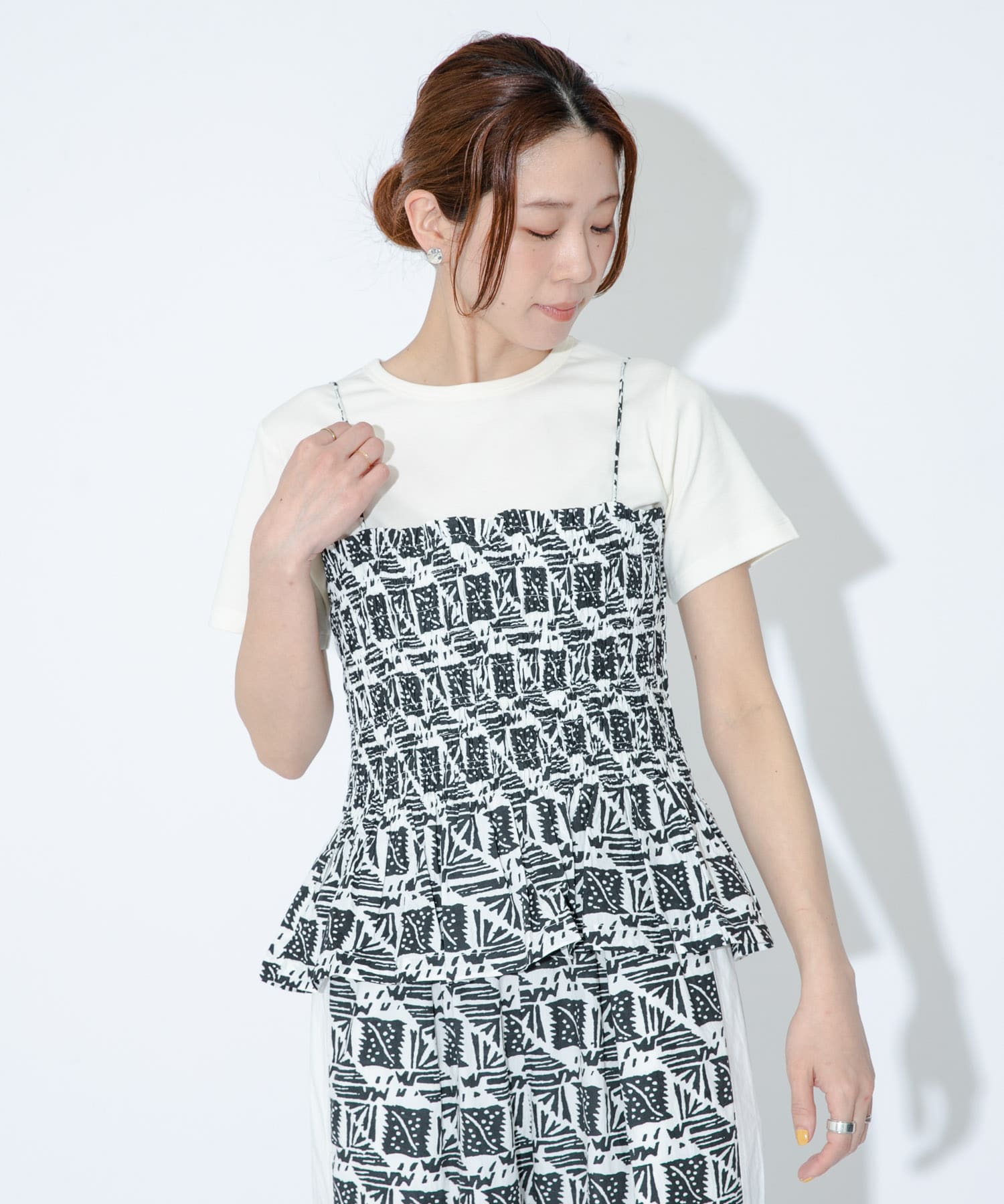 楽天市場】【中古】Sara mallika CTN LINEN BIG FLOWER EMB ALL