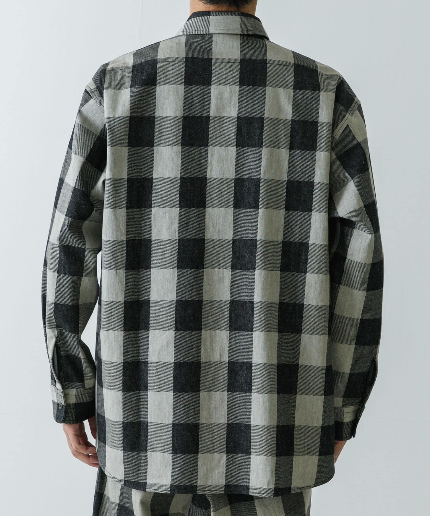 SEVEN BY SEVEN B.CHECK LOOSE WORK SHIRTS L/S[UMA4-5150056