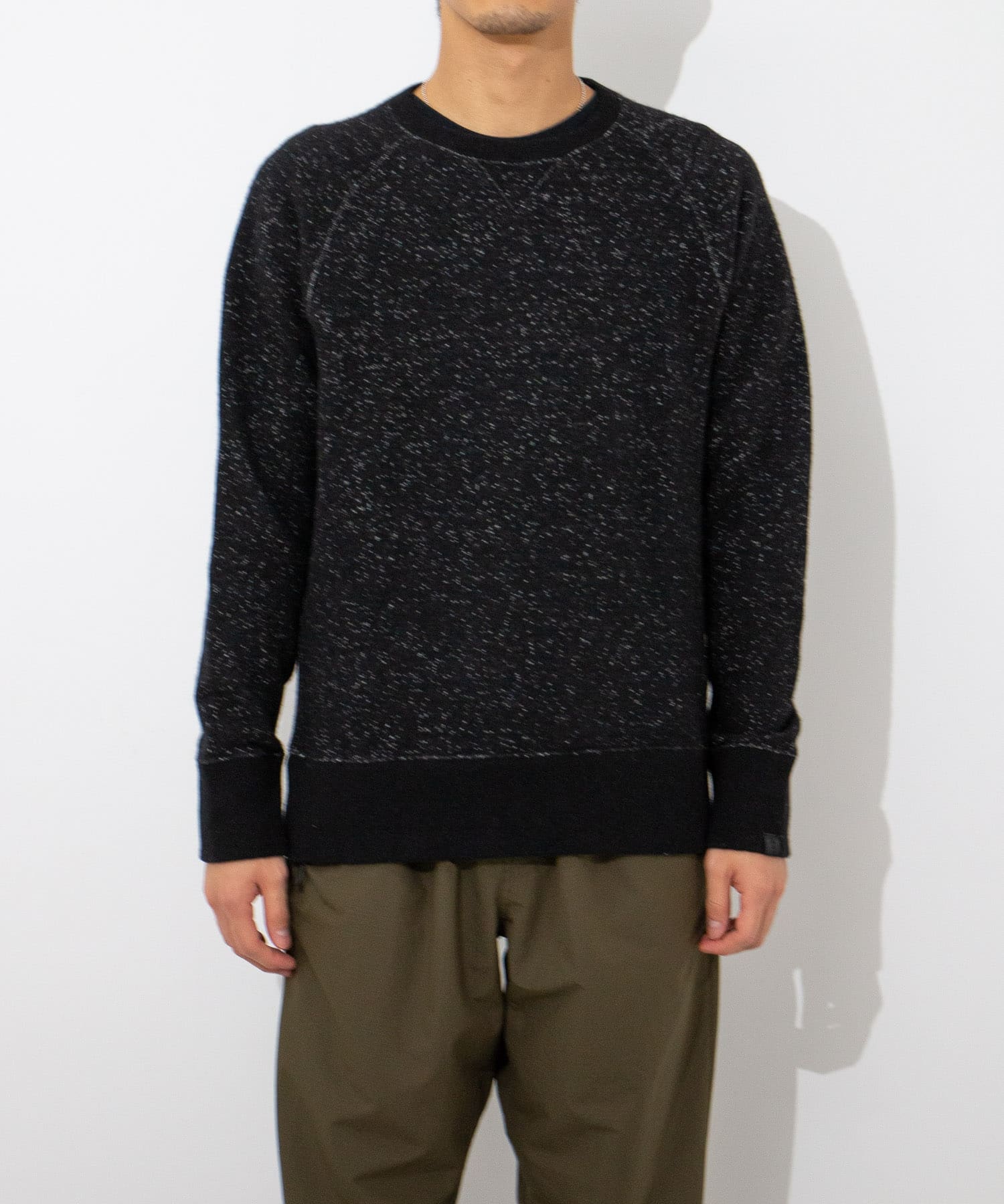 LOOPWHEELER×LOWERCASE 別注WOOLWHEELER ゴマシオ[LWLC250G-BSM06 