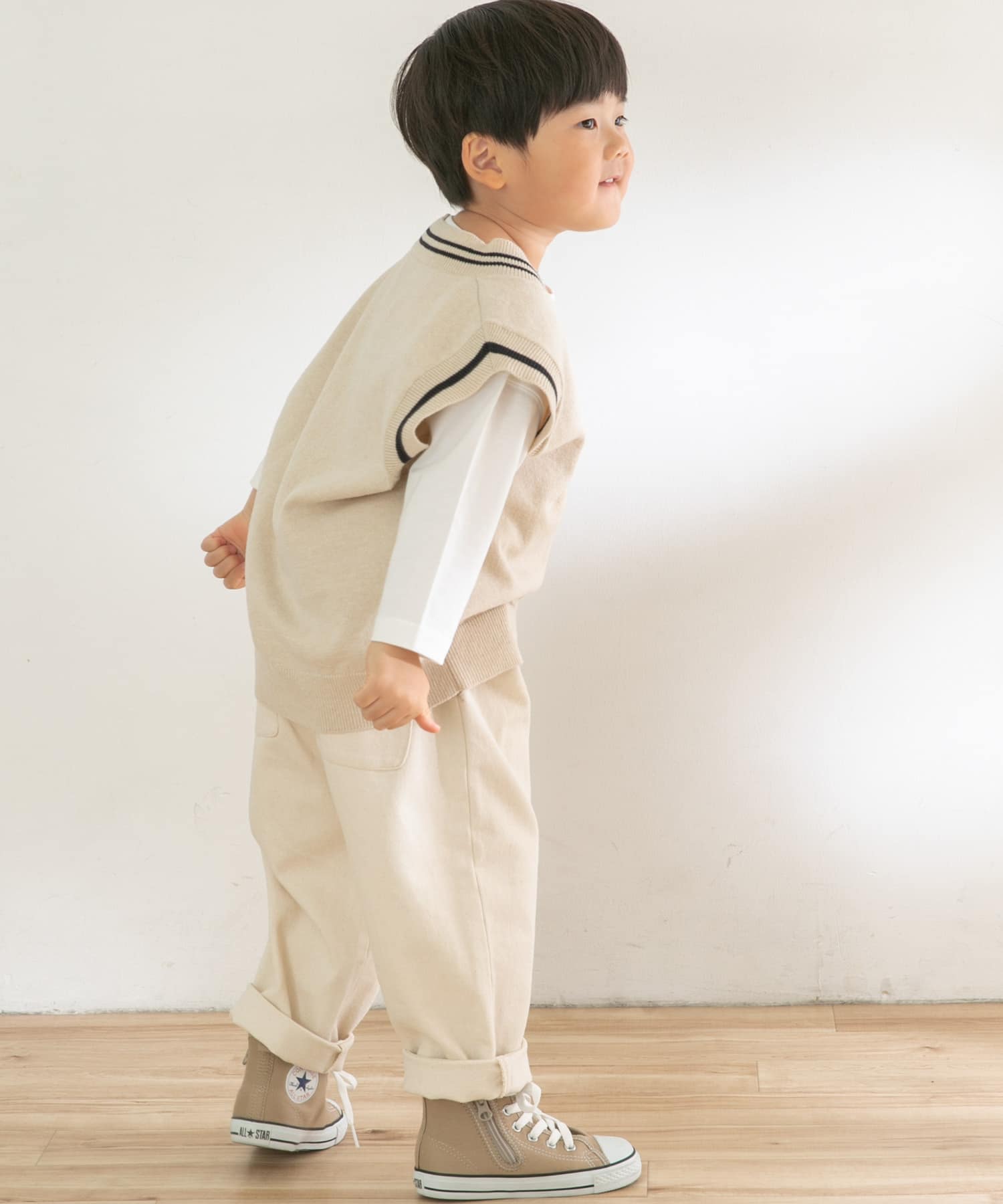 親子リンク』Vネックニットベスト(KIDS)[DR24-32B303]｜URBAN RESEARCH公式ファッション通販