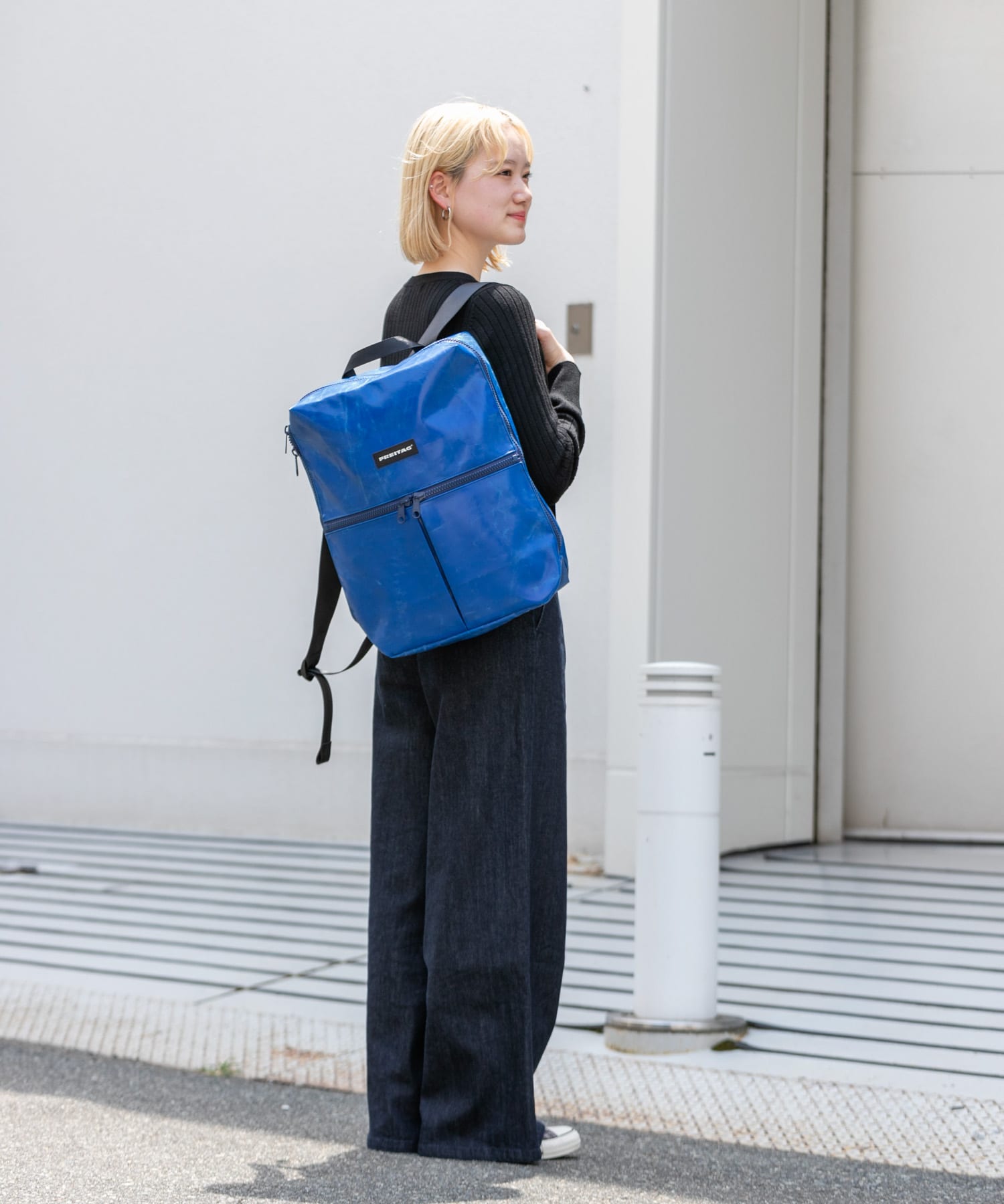 FREITAG フライターグ フリンジ バックパック リュック F49 FRINGE BACKPACK M ネイビー 紺 カジュアル ブランド ビジネス オフィス 【メンズ】