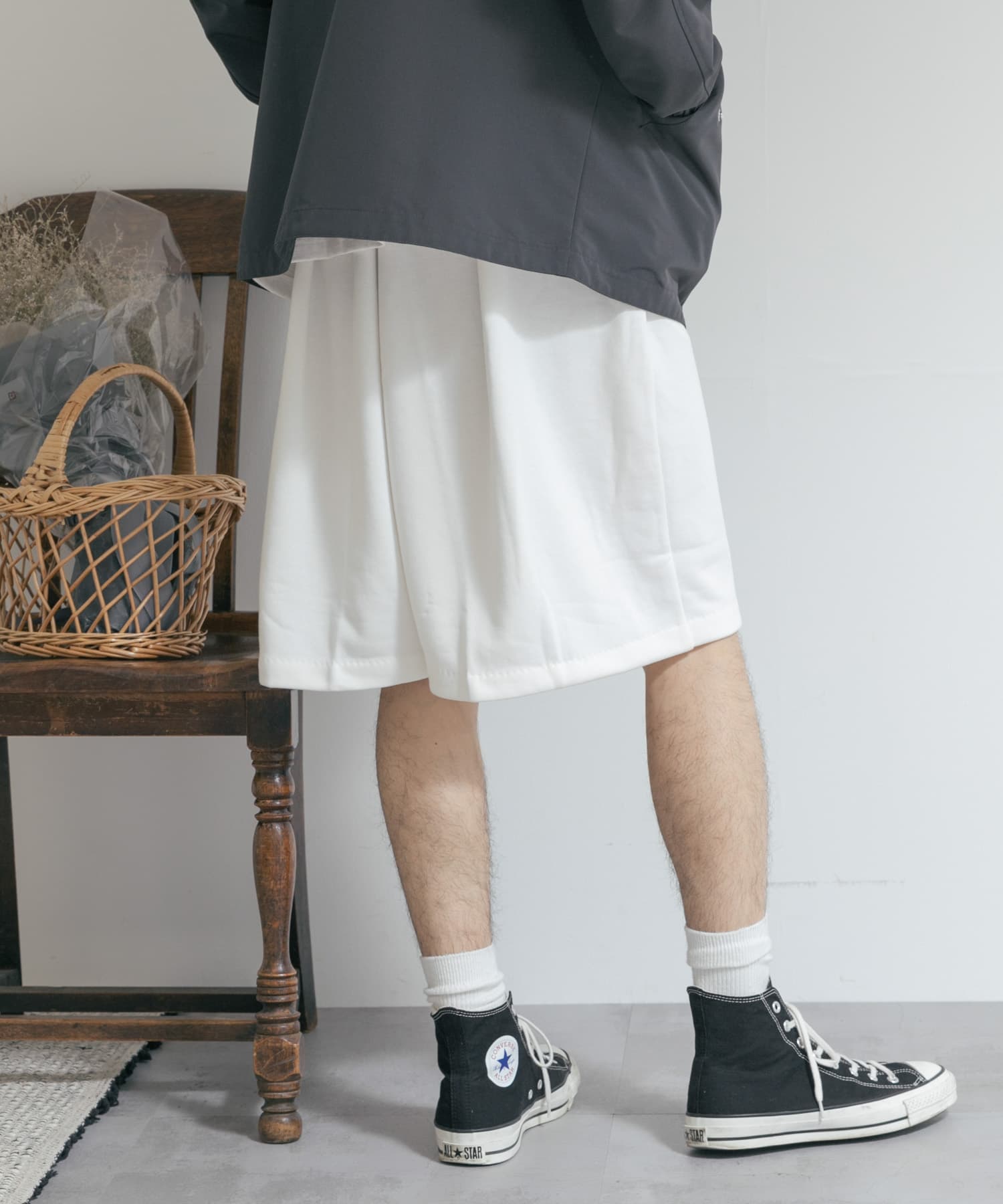 別注』MIDIUMISOLID×TGM Short easy pants[MDUM6044-TGM25]｜URBAN