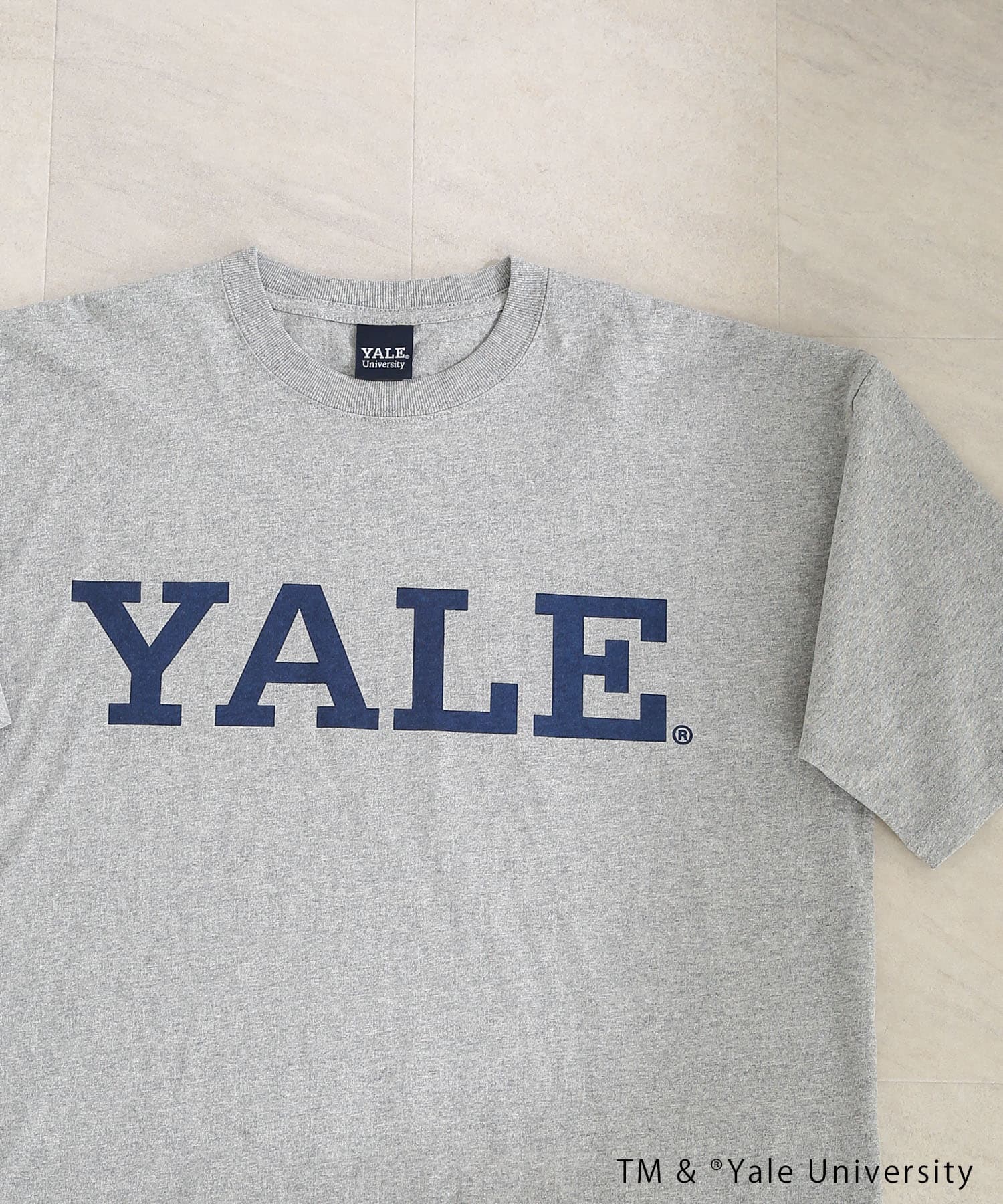 ユニセックス』『別注』YALEカレッジロゴTシャツ A[AA25-11B140 