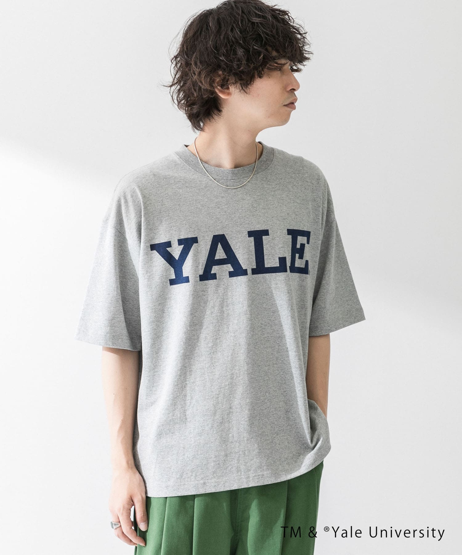 ユニセックス』『別注』YALEカレッジロゴTシャツ A[AA25-11B140 