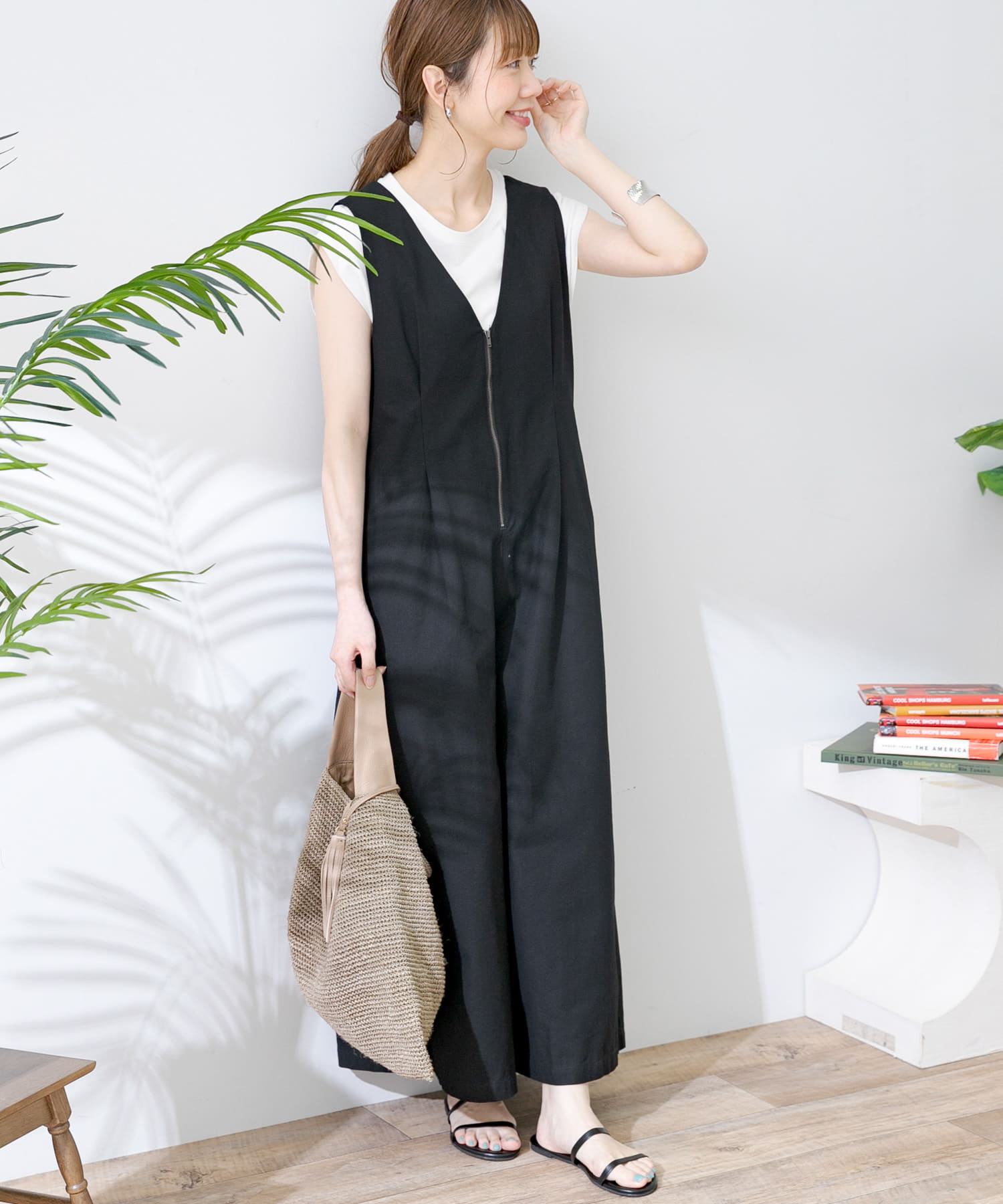detente コットンワイドサロペット 【再入荷】 37%割引 odessa-journal.com