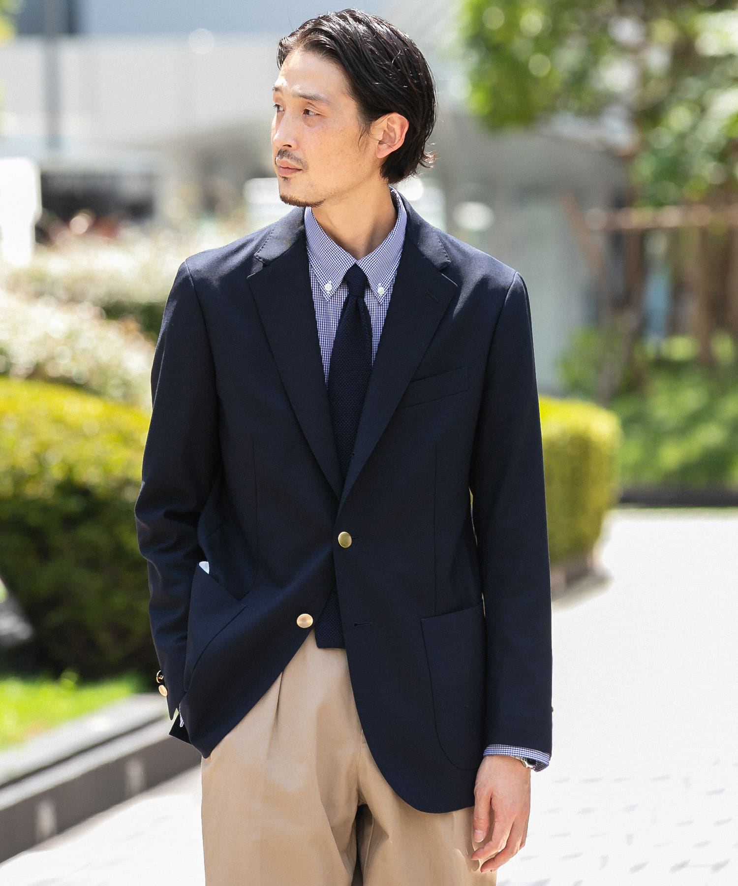 LIFE STYLE TAILOR メタルボタンブレザー[DT26-18L501]｜URBAN