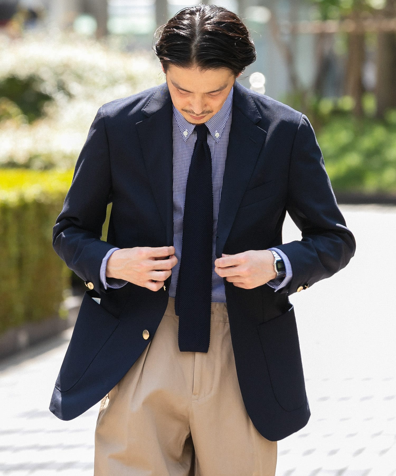 LIFE STYLE TAILOR メタルボタンブレザー[DT26-18L501]｜URBAN