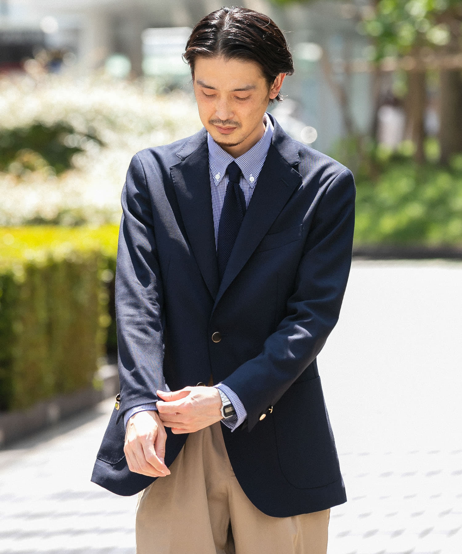 LIFE STYLE TAILOR メタルボタンブレザー[DT26-18L501]｜URBAN