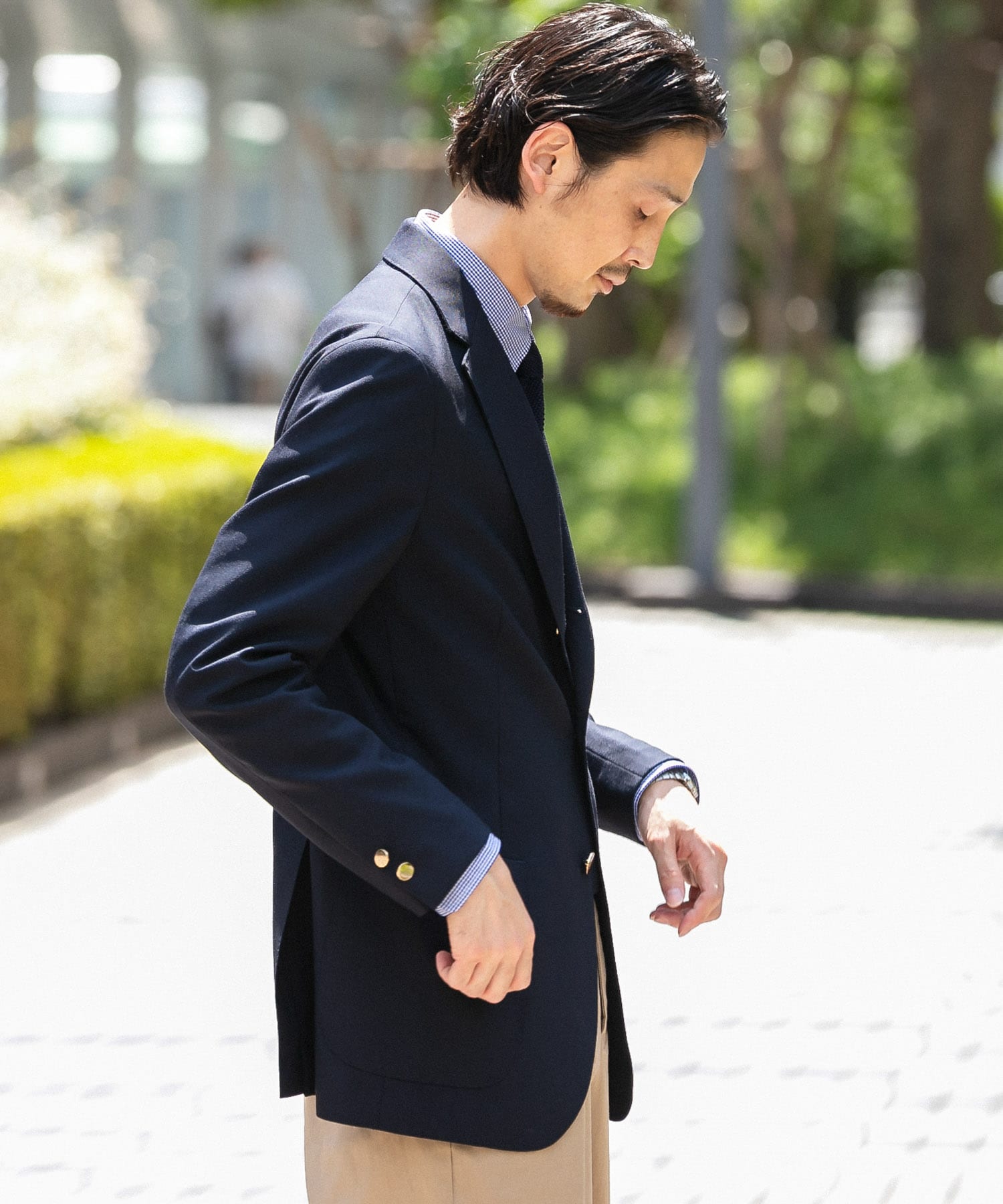 LIFE STYLE TAILOR メタルボタンブレザー[DT26-18L501]｜URBAN