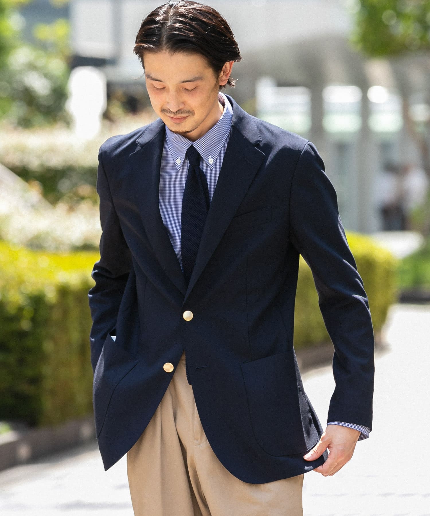 LIFE STYLE TAILOR メタルボタンブレザー[DT26-18L501]｜URBAN