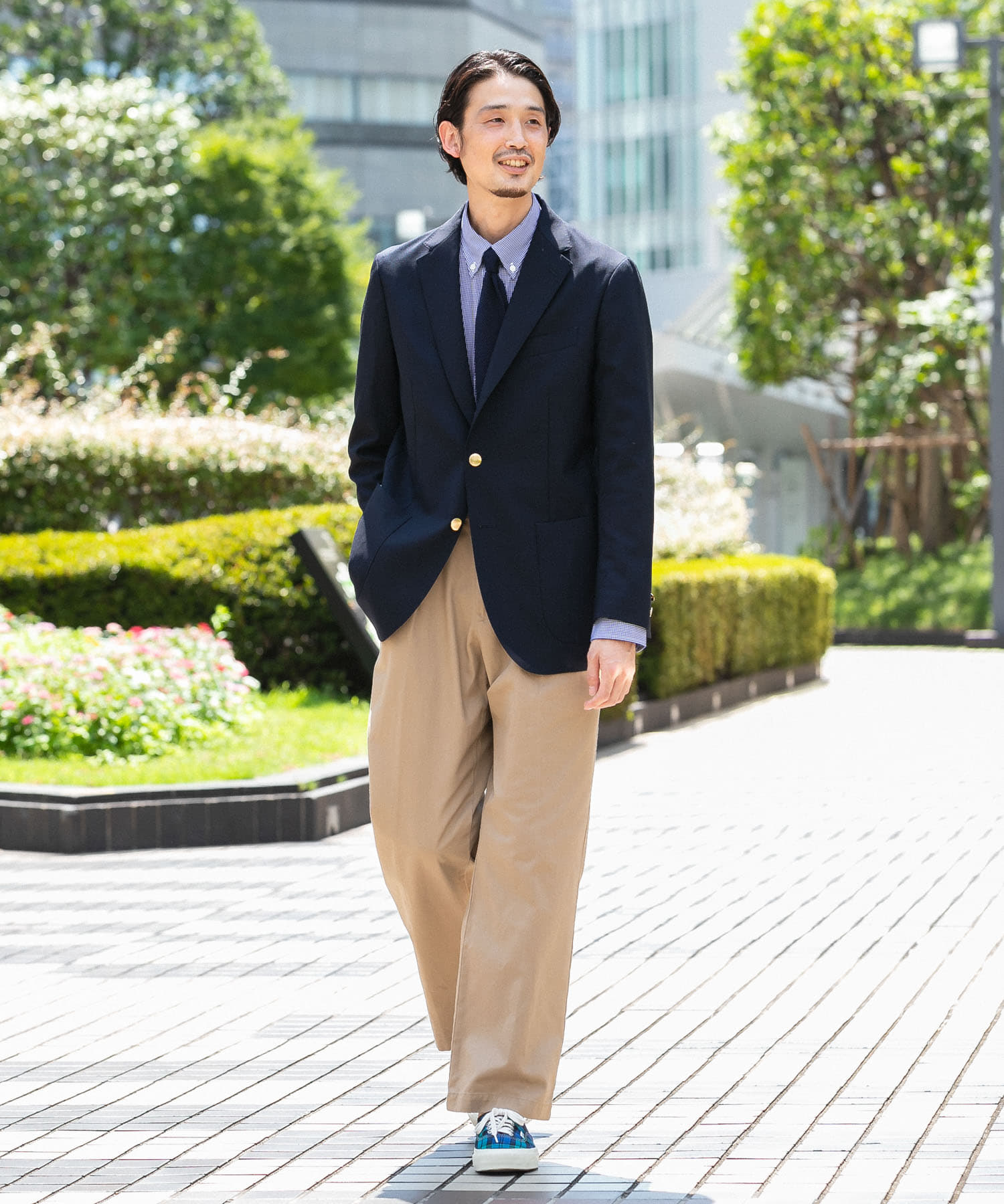 LIFE STYLE TAILOR メタルボタンブレザー[DT26-18L501]｜URBAN