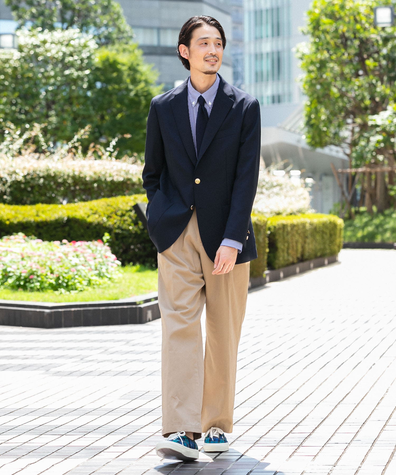 LIFE STYLE TAILOR メタルボタンブレザー[DT26-18L501]｜URBAN