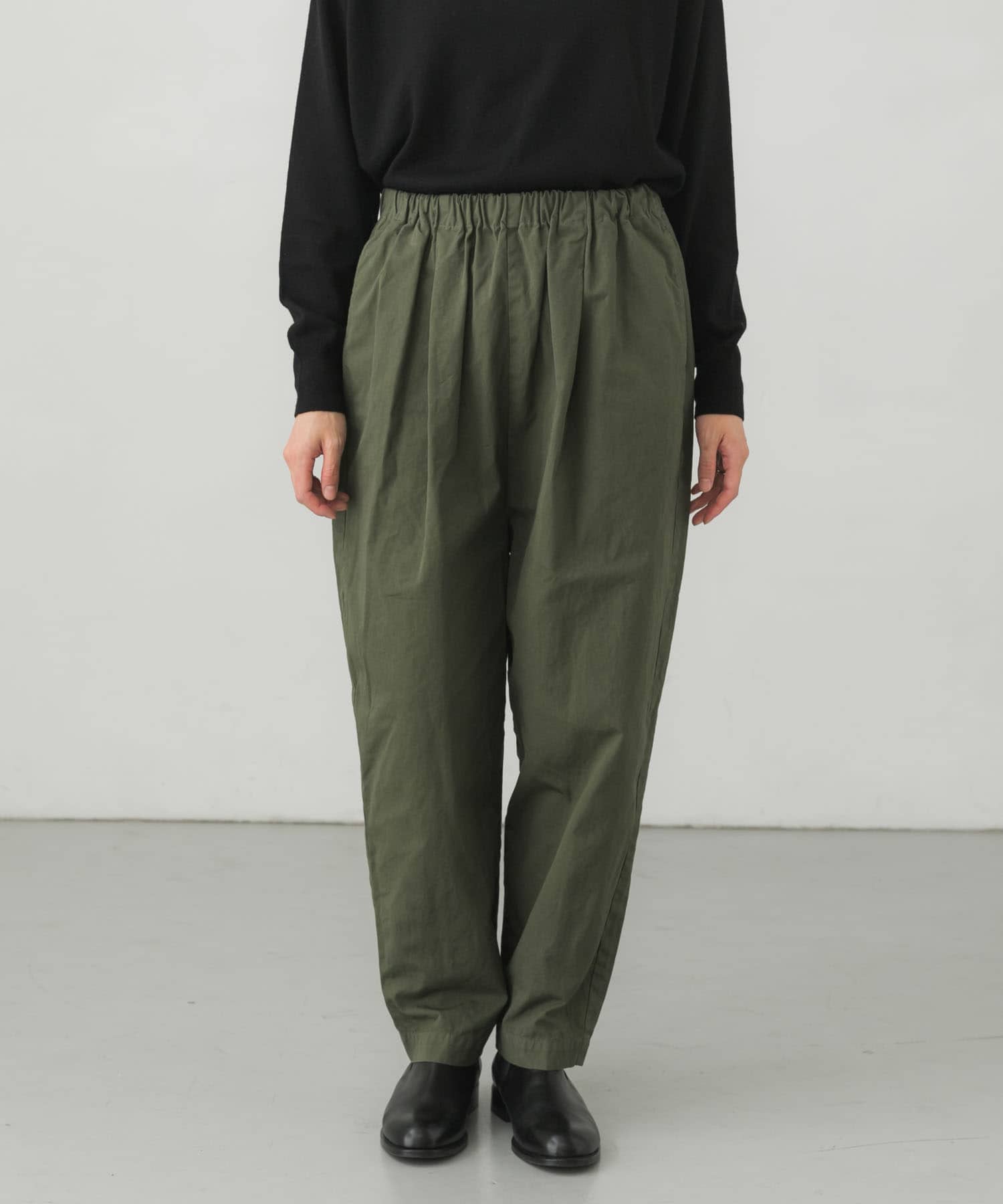かぐれ 新品 ウールサルエルイージーパンツ-