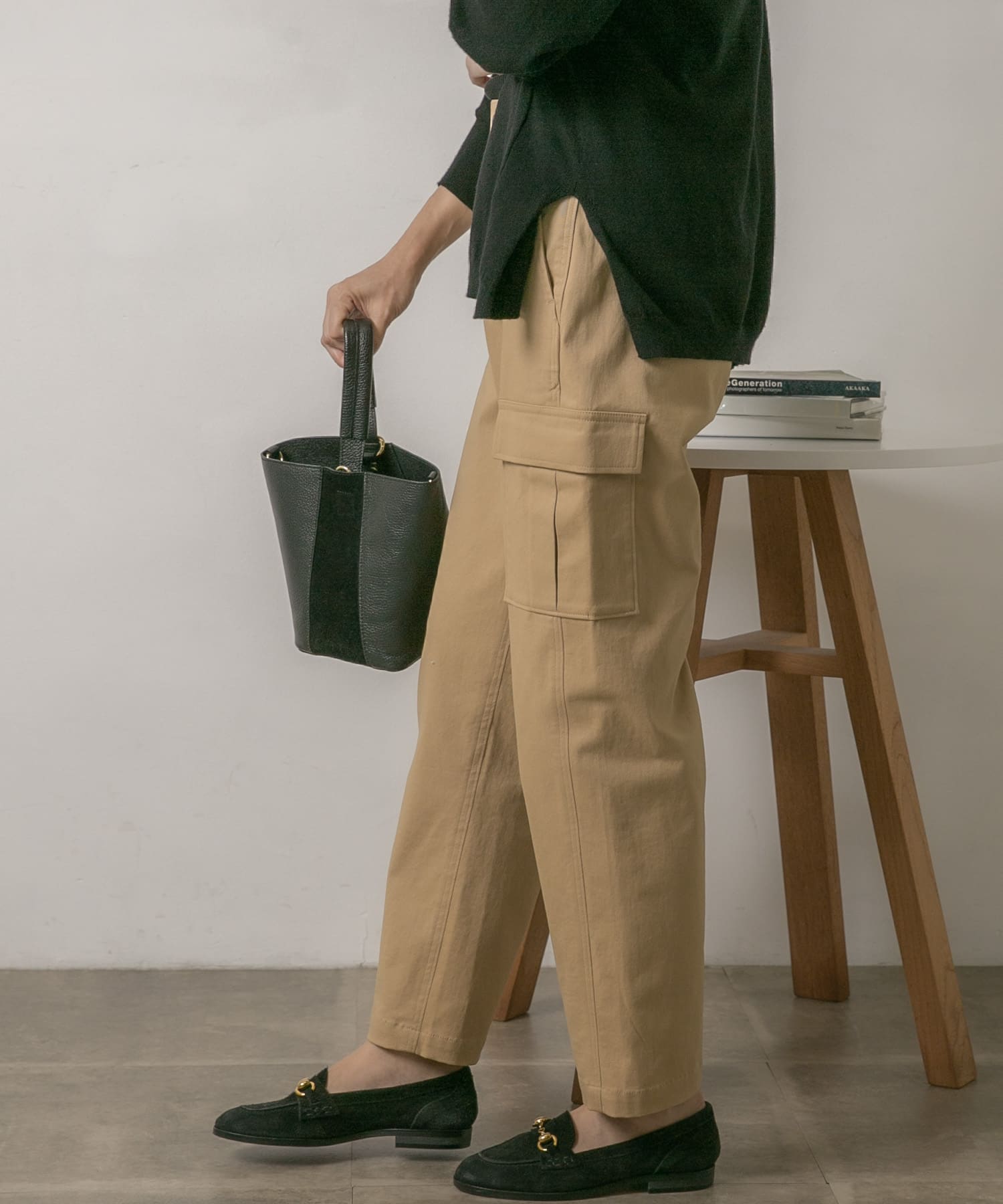 URBAN RESEARCH Sonny Label タックパンツ　テーパード
