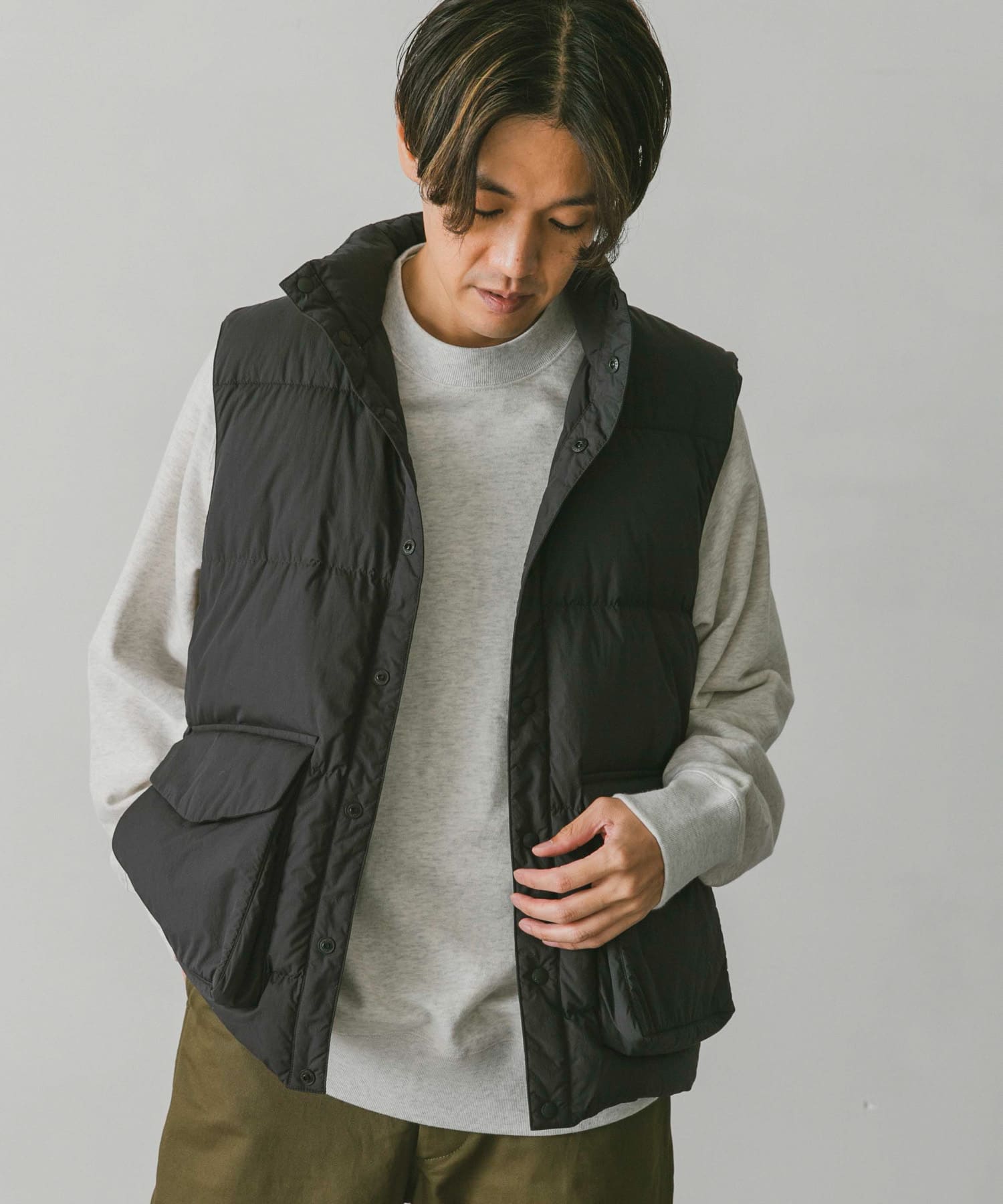 別注』snow peak apparel×DOORS R/N Ripstop Down Vest[JK-22AU701 