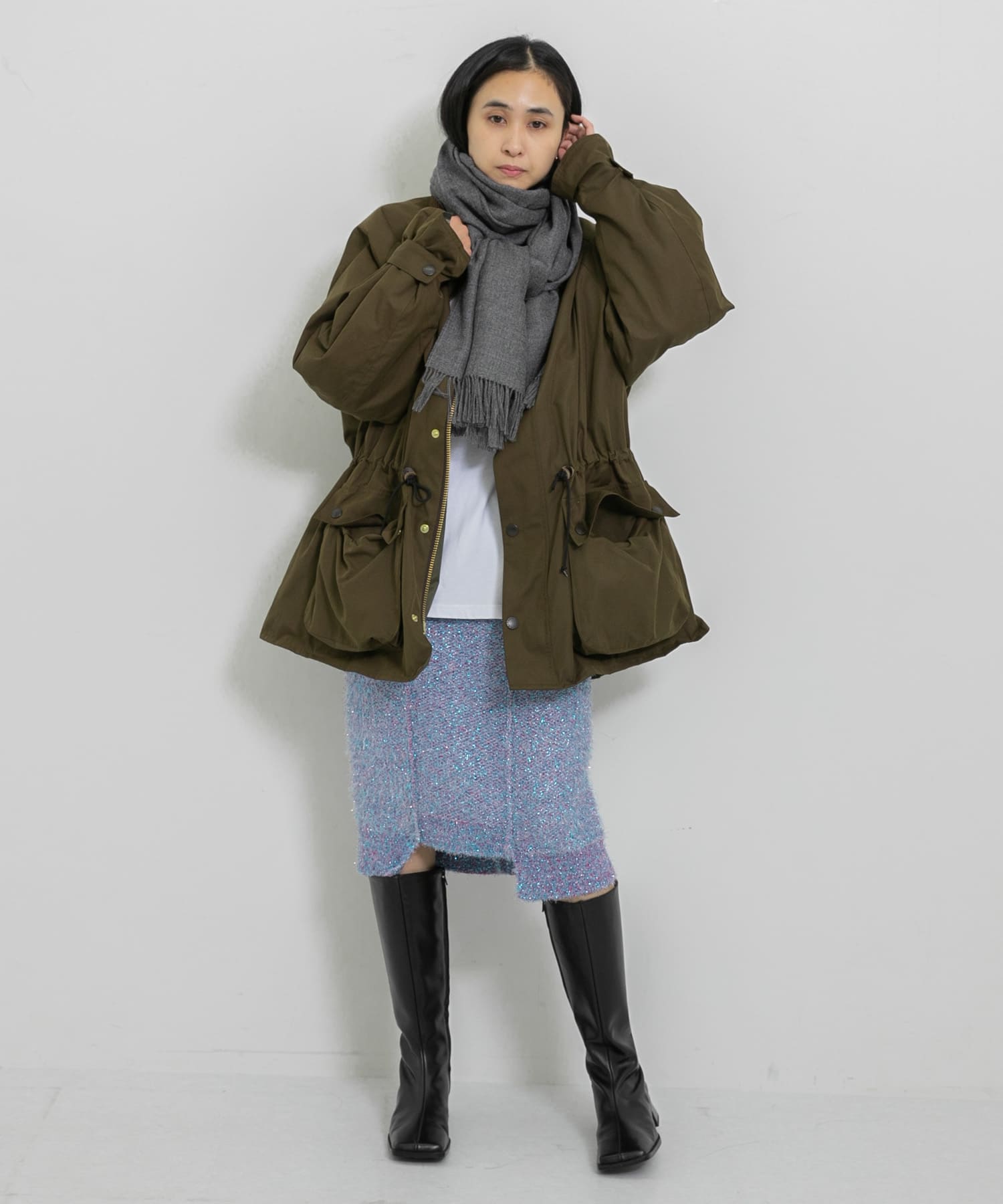別注』Barbour×URBS OS Bedale Shirring[2LCAS007-BSL27]｜URBAN