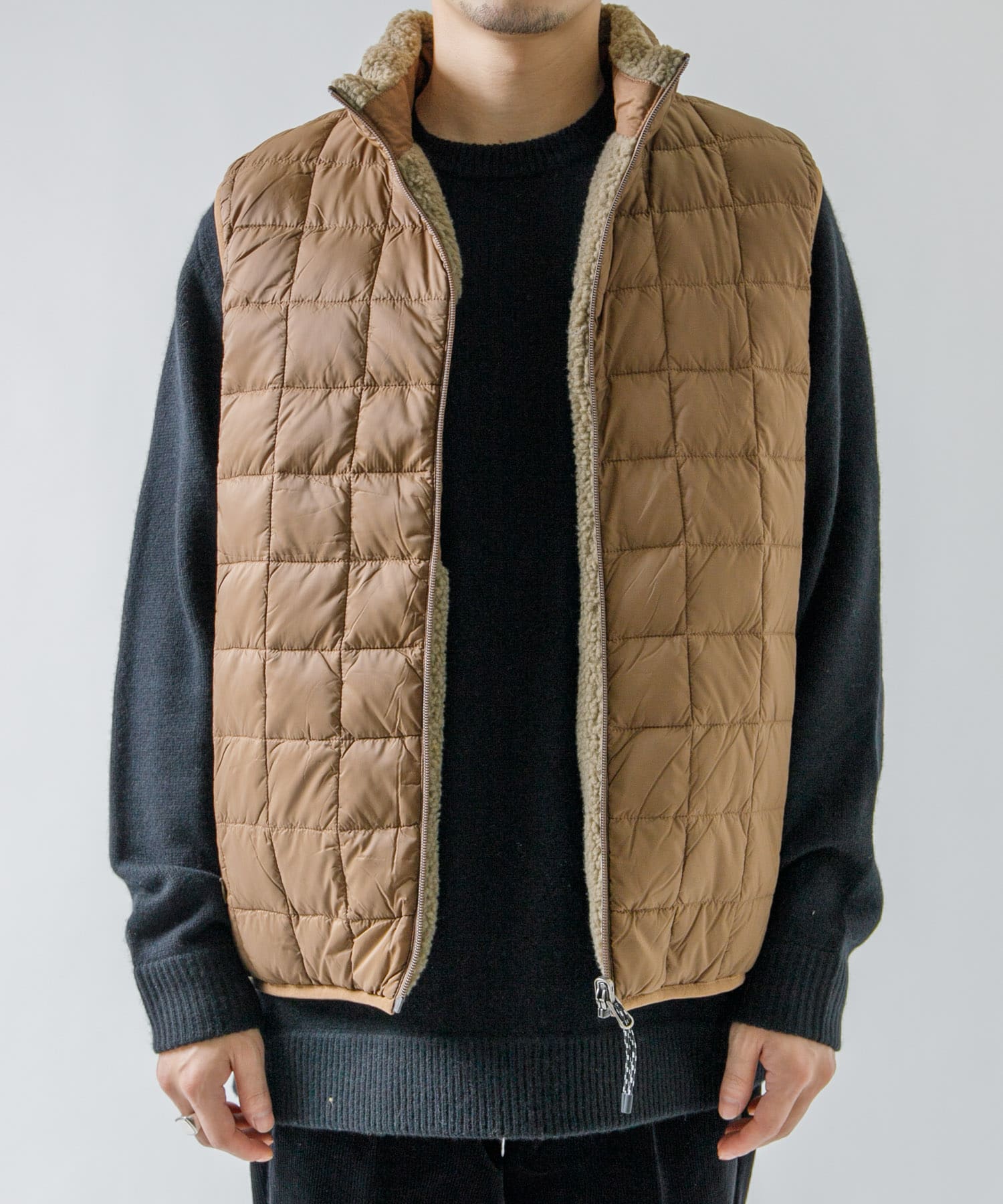 TAION DOWNxBOA REVERSIBLE VEST[TAION-R002MB-RM