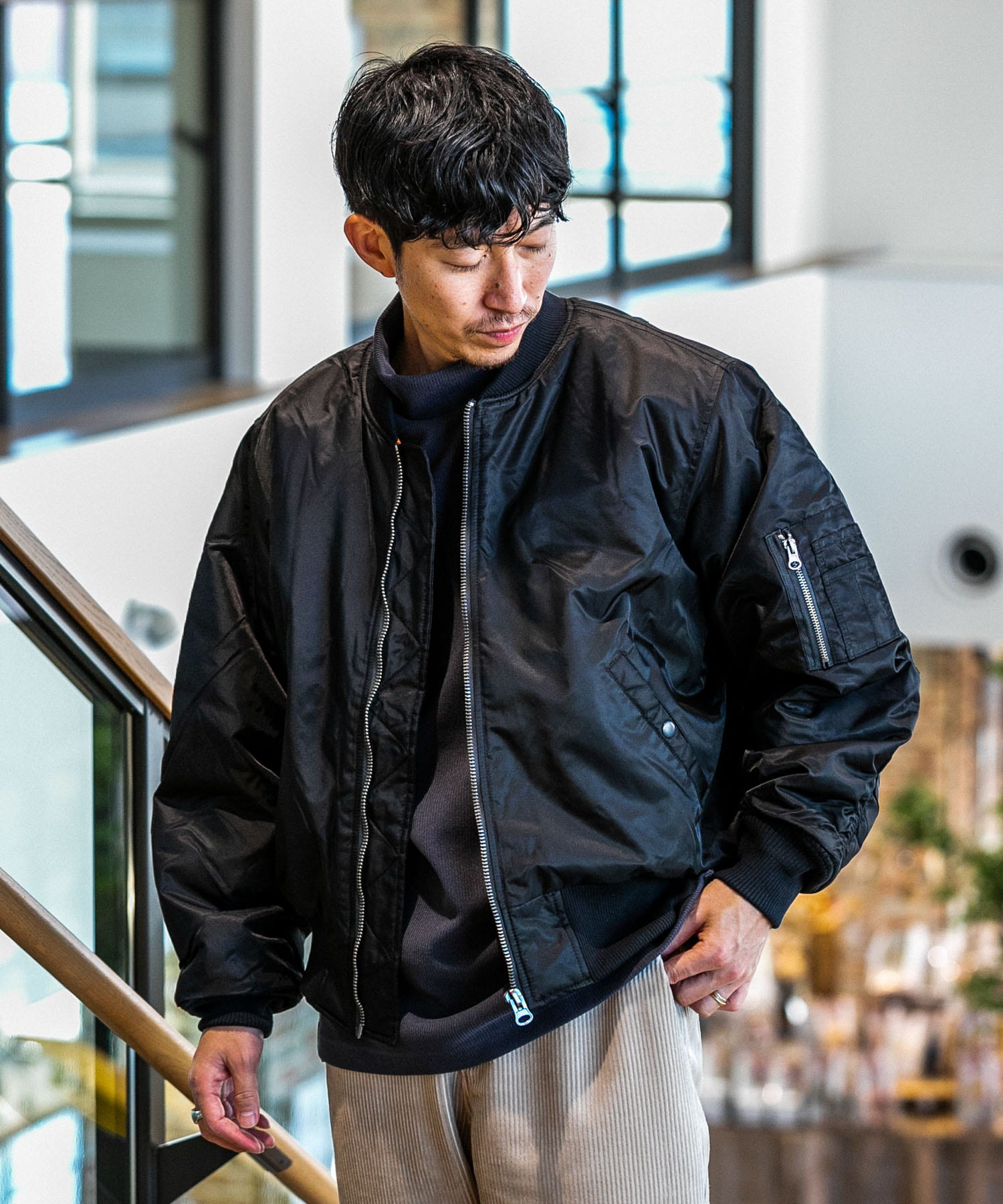 urban research 別注MA-1 JACKET