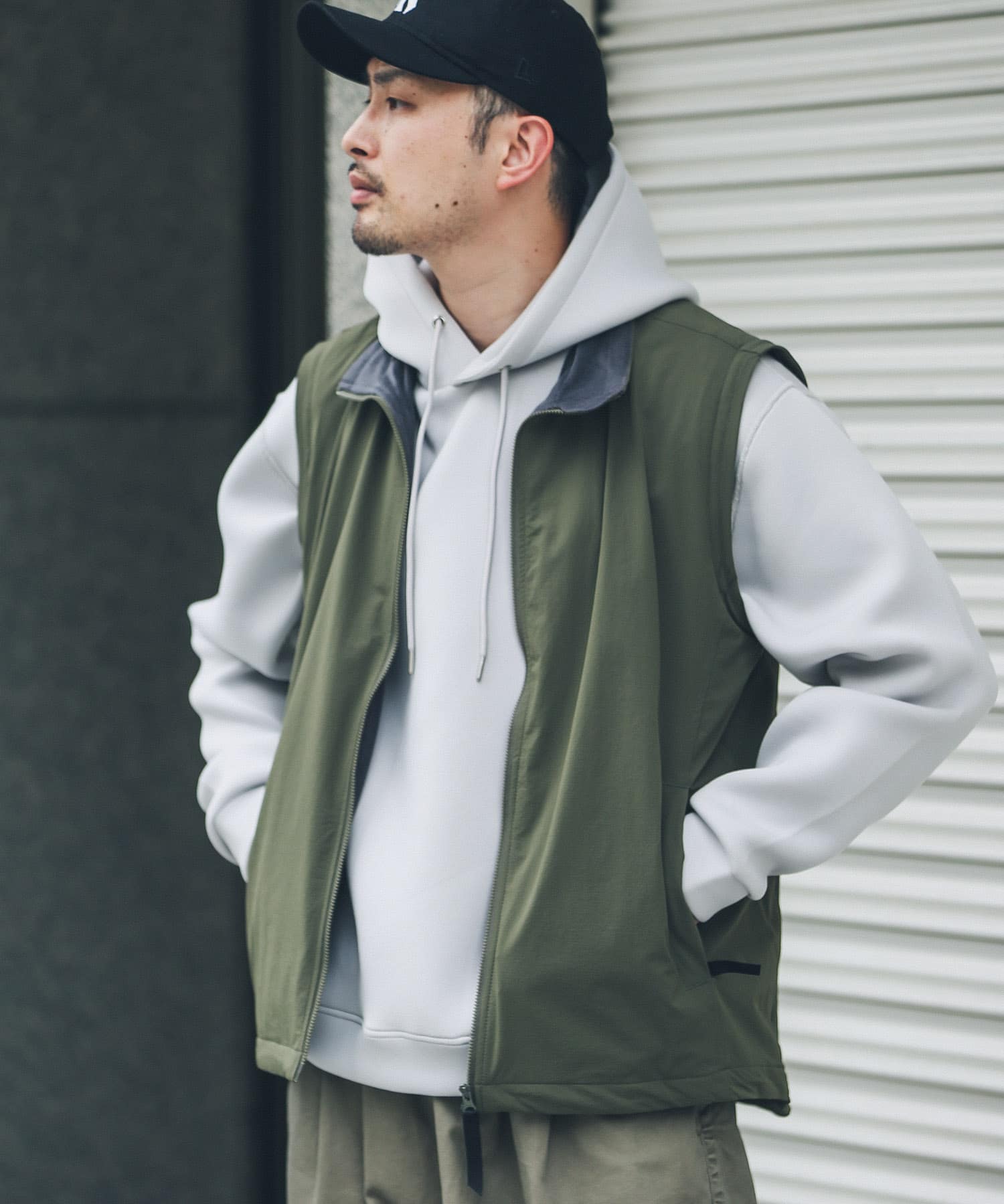 新発売 新商品 OOPS コーデュラリップストップブルゾン[LA27-17A801]｜URBAN メンズウェア