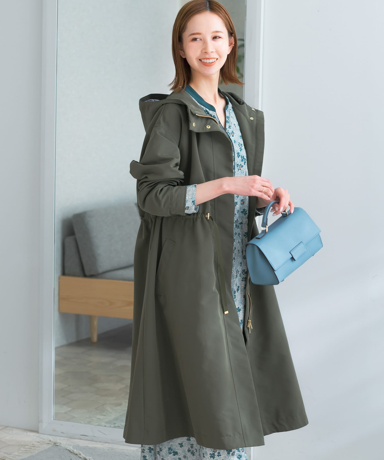タグつき新品 スタイリング グレーロングコート | cair4youth.com
