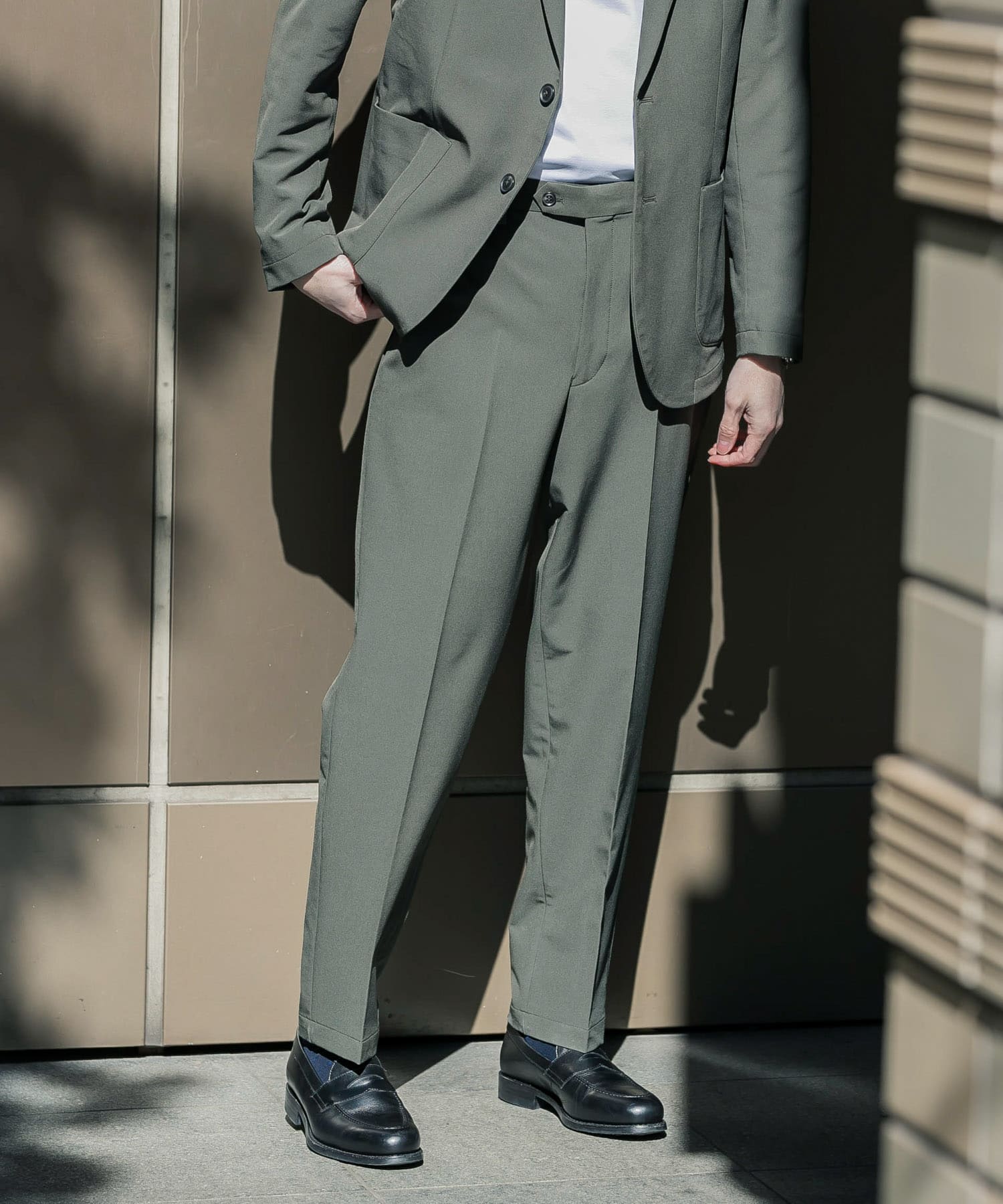 TBO3 PANTALON ワークパンツ　リネンターコイズ TBO3 PANTALON ワークパンツ リネンターコイズ