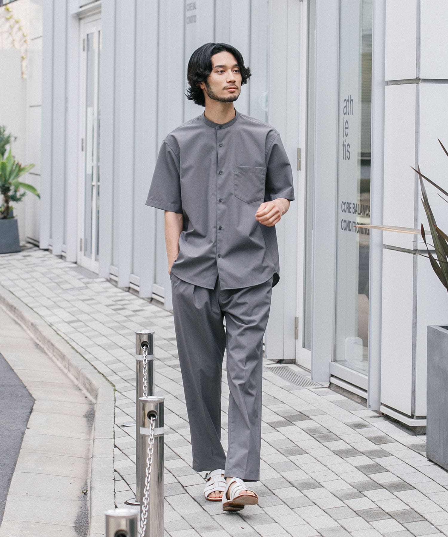 Sサイズあり』『セットアップ対応』WASHABLEトロウールイージーTROUSER