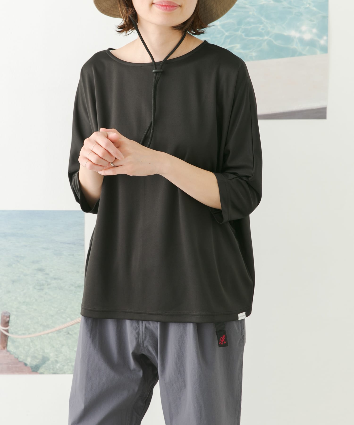 セットアップ対応』add fabrics ドルマンTシャツ[DR35-21E111]｜URBAN