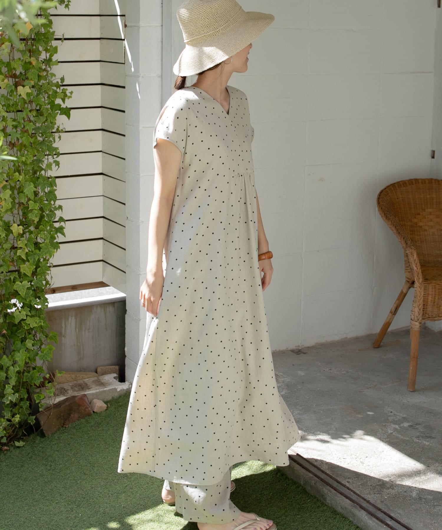 リネンレーヨンドットワンピース[DR35-26T105]｜URBAN RESEARCH公式 