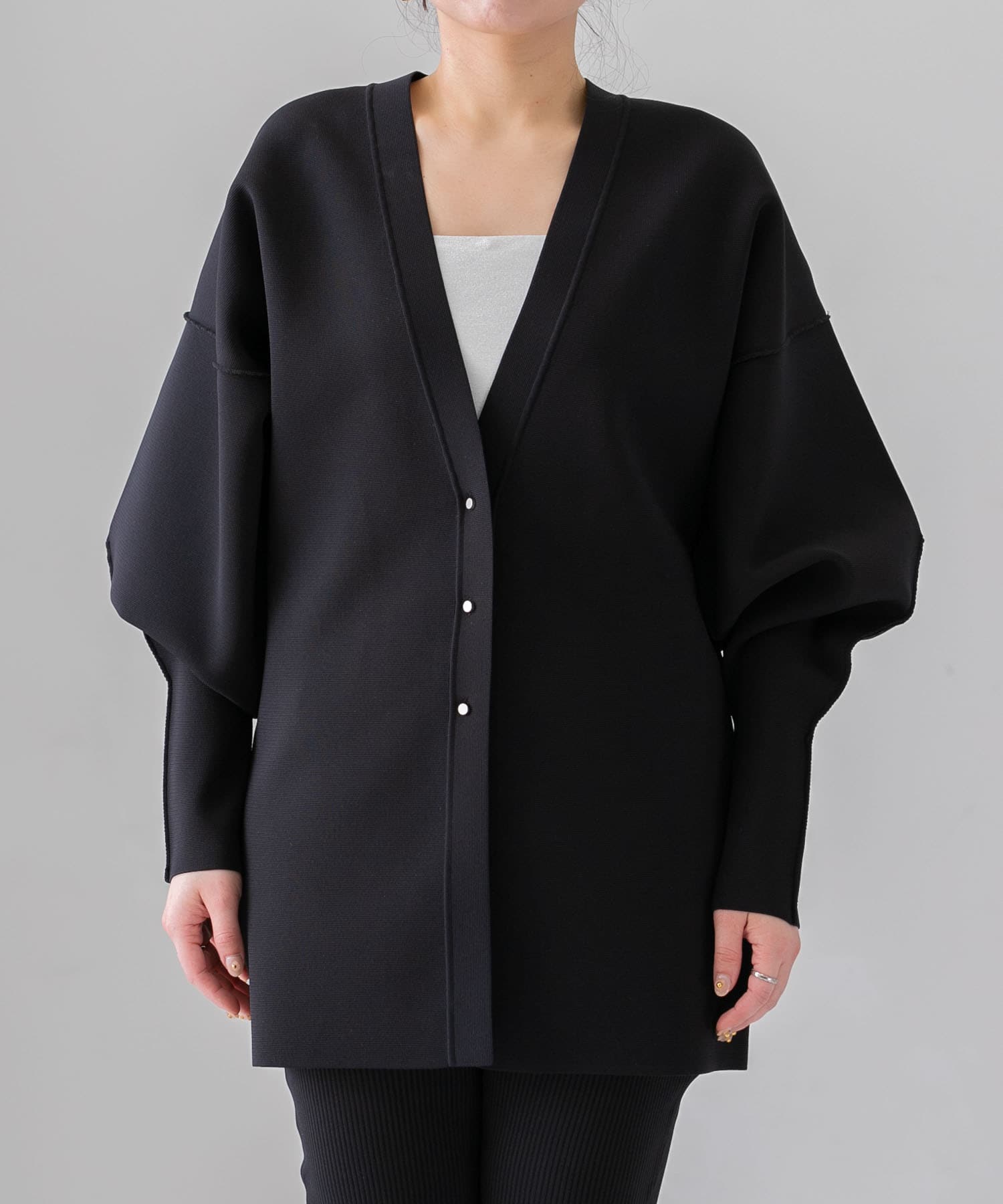rito structure Recycle Polyester Knit Jacket[077R23S014KUL34 