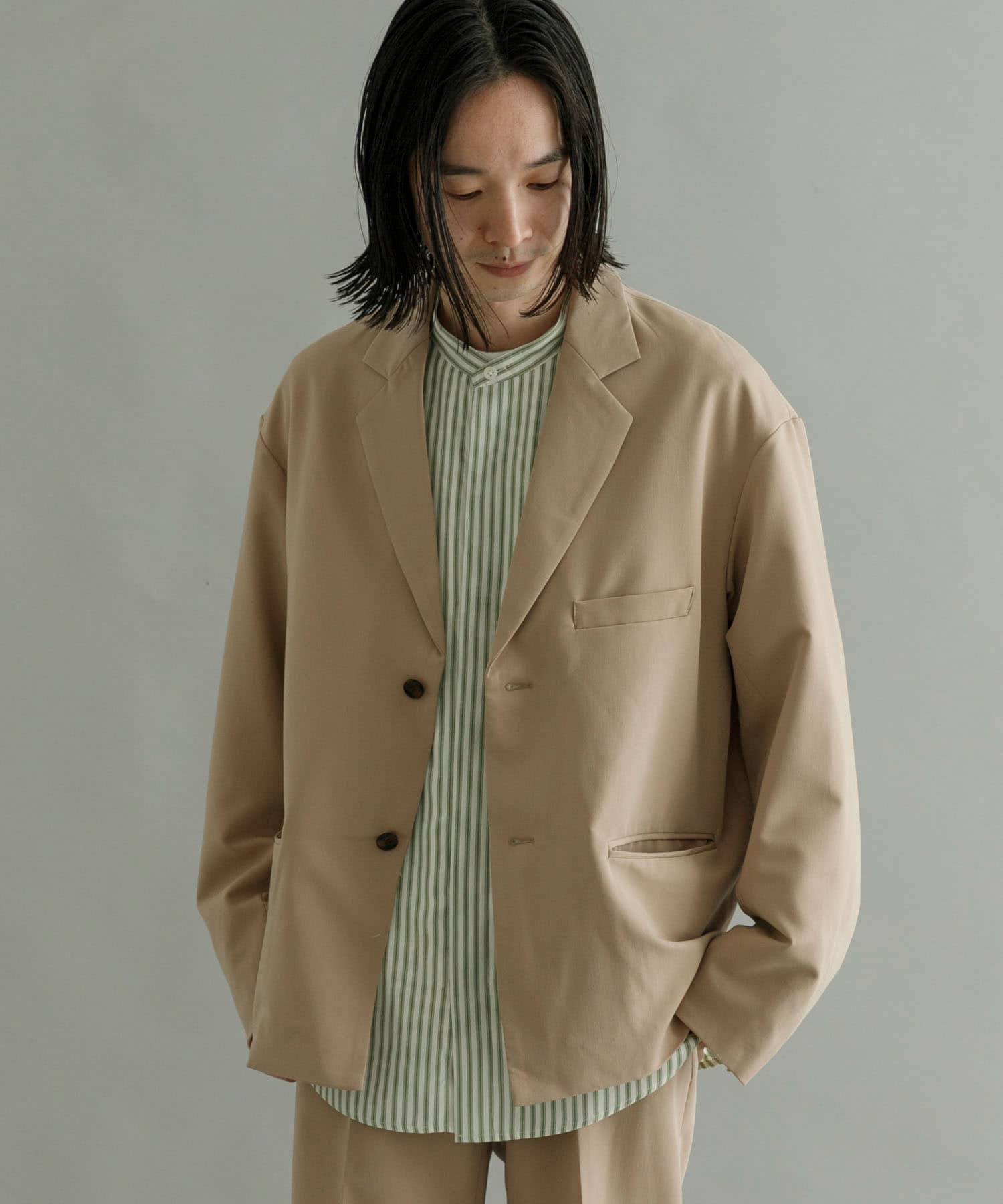 セットアップ対応』URBAN RESEARCH iD ウーリーストレッチオーバー