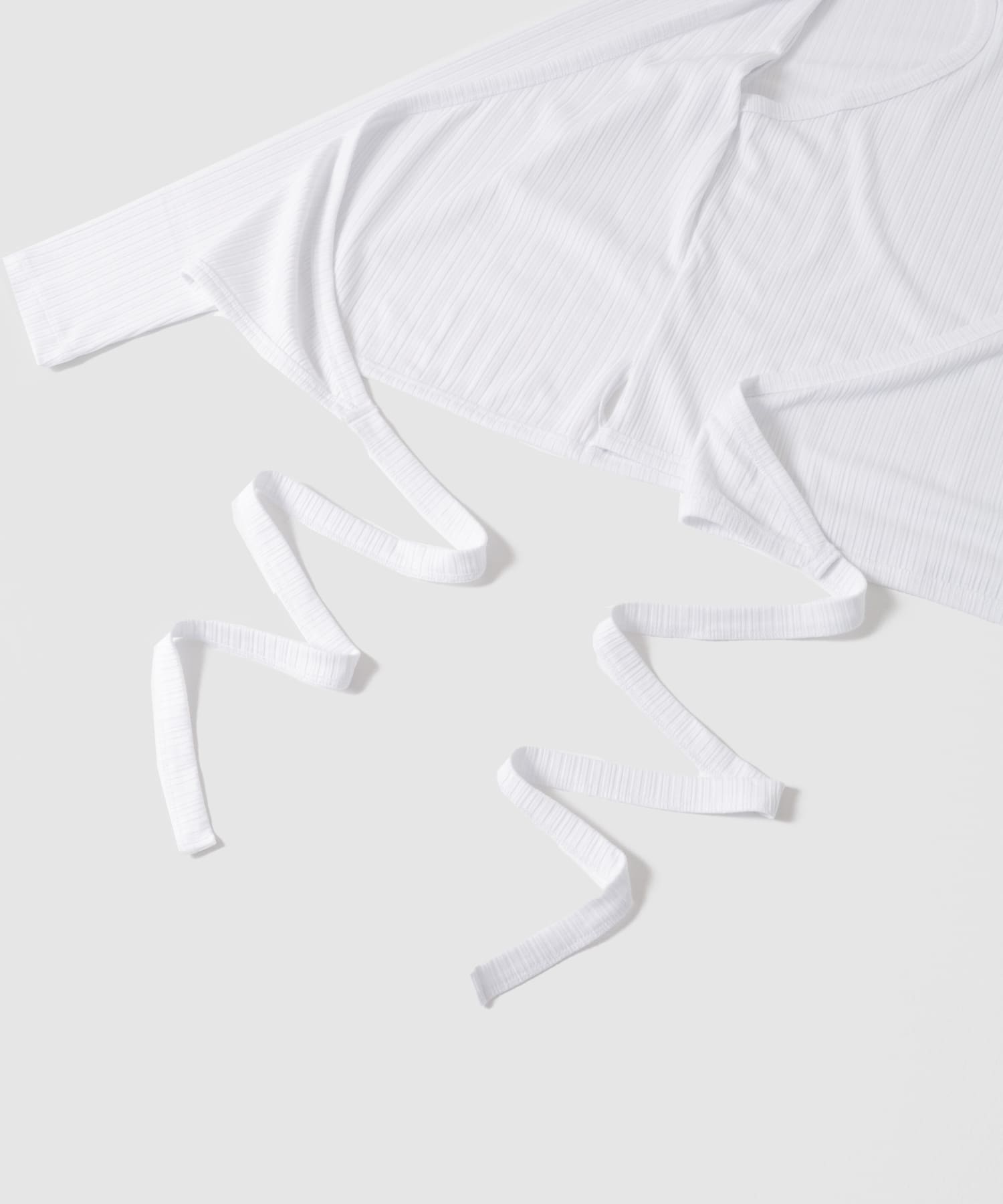 GANNI Rib Jersey Wrap Blouse[T3442-UL35]｜URBAN RESEARCH公式