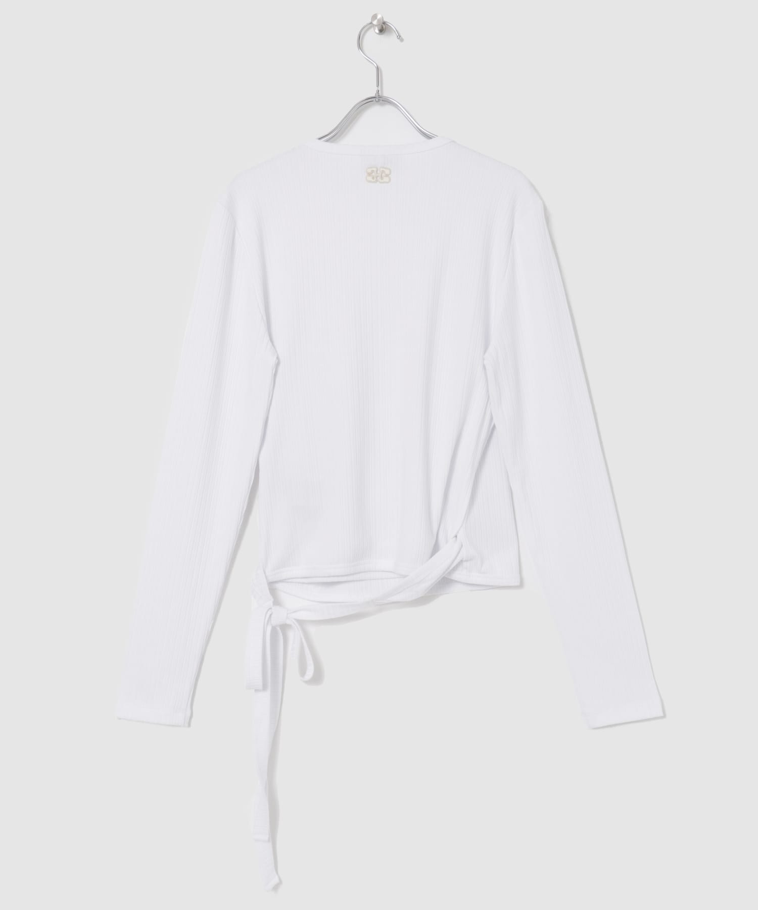 GANNI Rib Jersey Wrap Blouse[T3442-UL35]｜URBAN RESEARCH公式