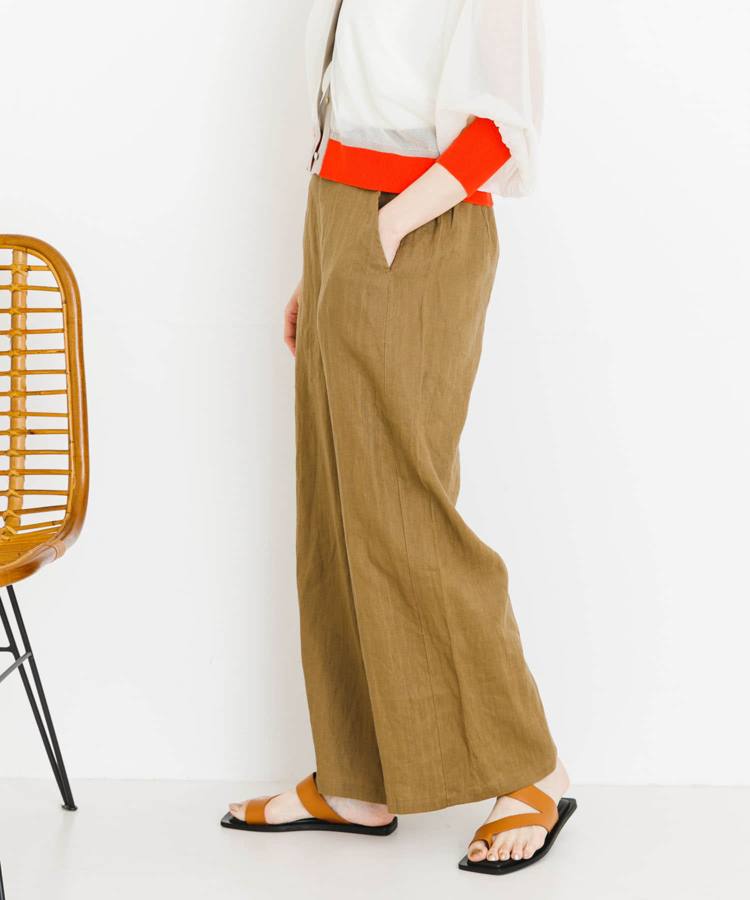 リネンリラックスワイドパンツ[NL35-24H024]｜URBAN RESEARCH公式ファッション通販