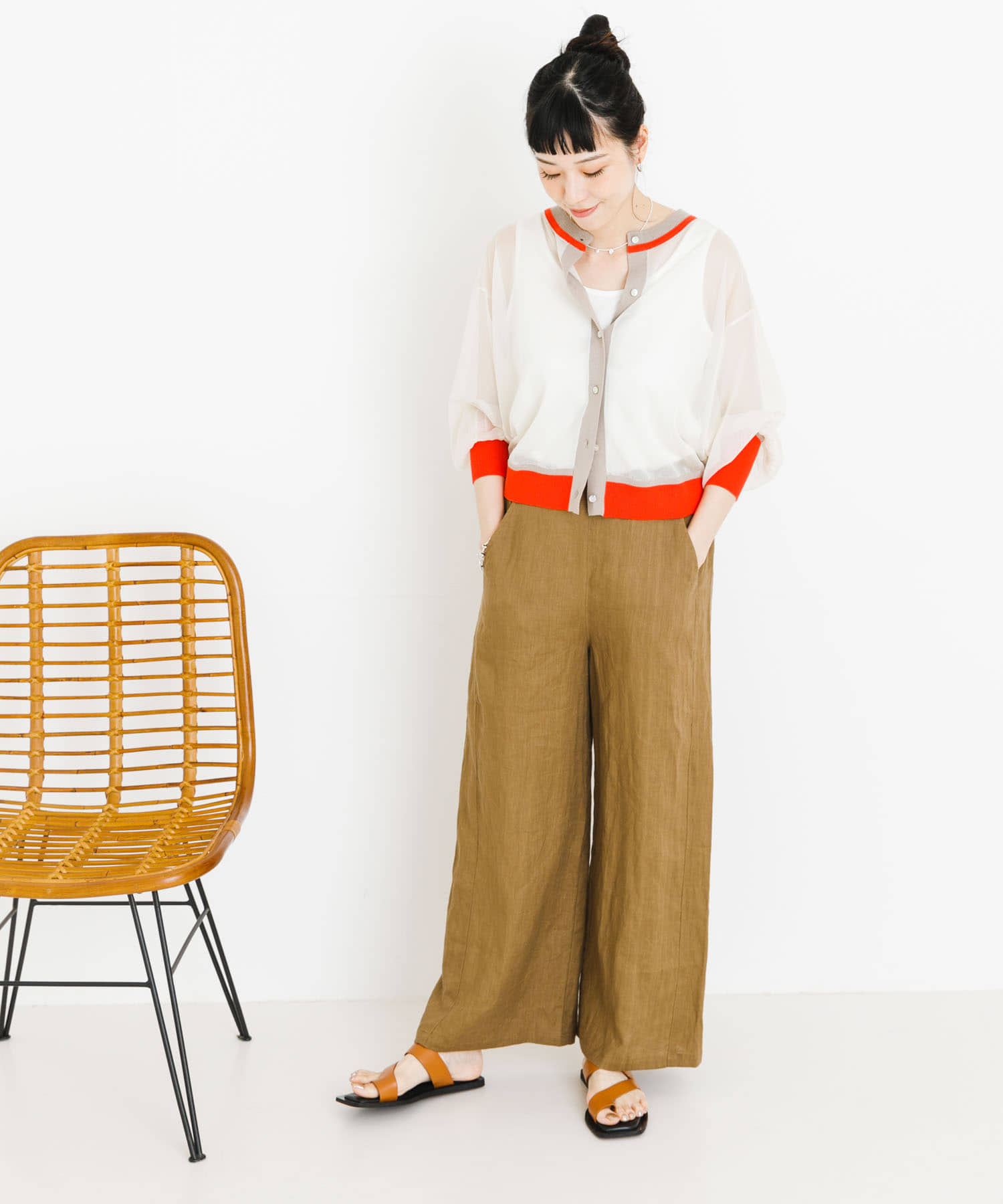 リネンリラックスワイドパンツ[NL35-24H024]｜URBAN RESEARCH公式ファッション通販
