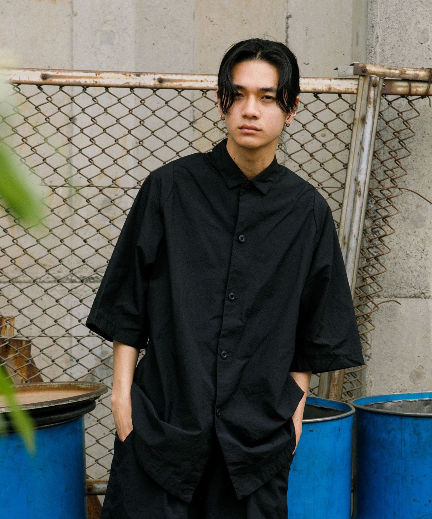 別注』TEATORA×URBS CARTRIDGE SHIRTS SHORT-SLEEVE P[TTSH-SS-P-BSM35