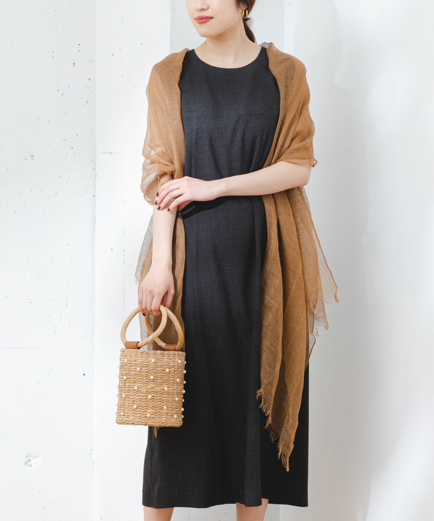 F by ROSSO ウォッシャブルAラインワンピース[RA35-26F507]｜URBAN