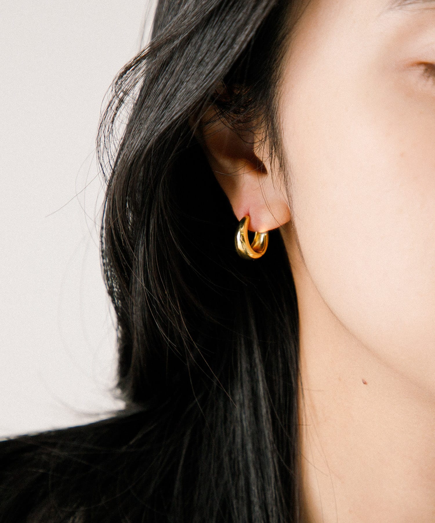 GOLD】decor【デコール】 Plump Drop Pierce L-